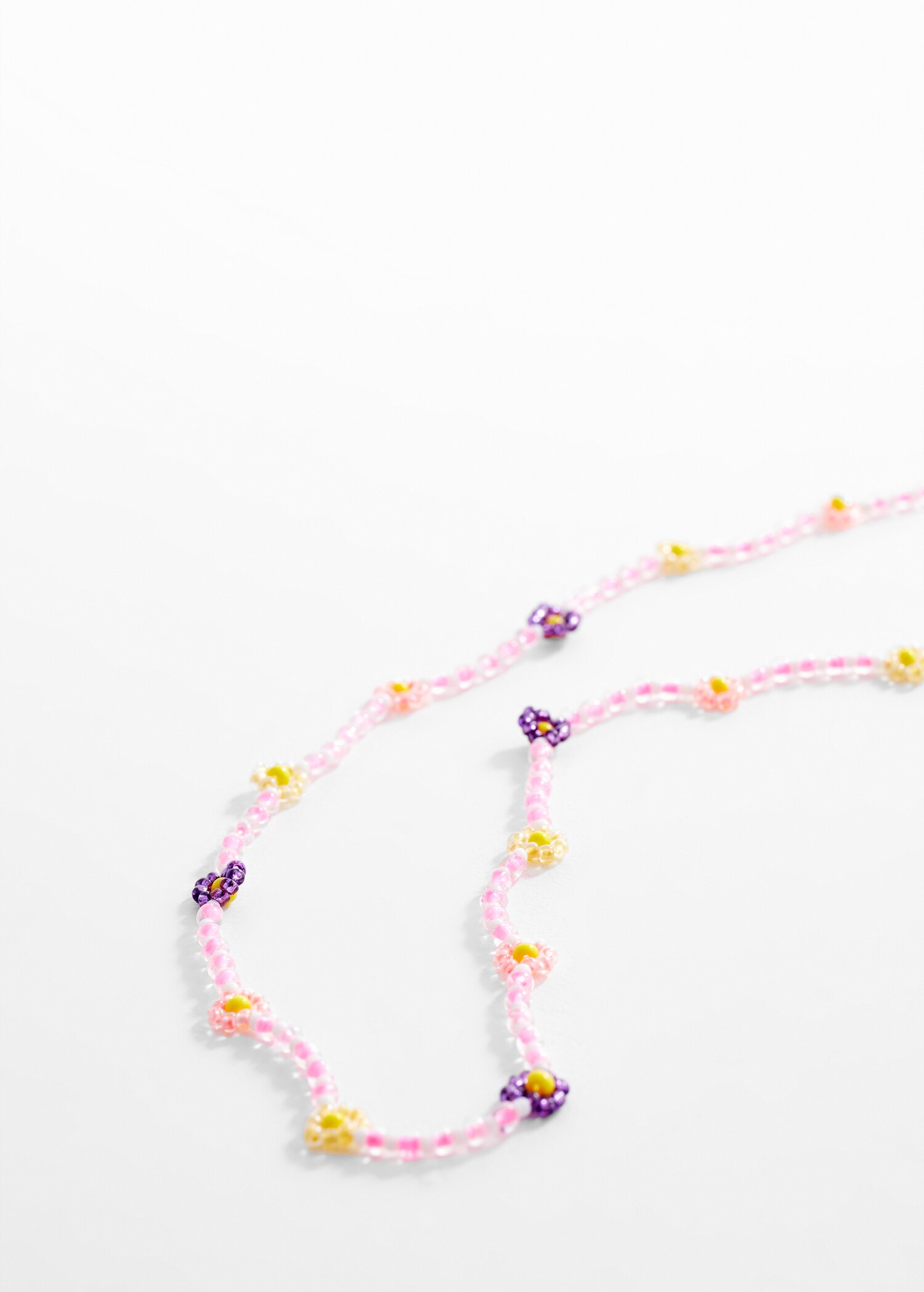 Chaîne lunettes fleurs - Plan moyen
