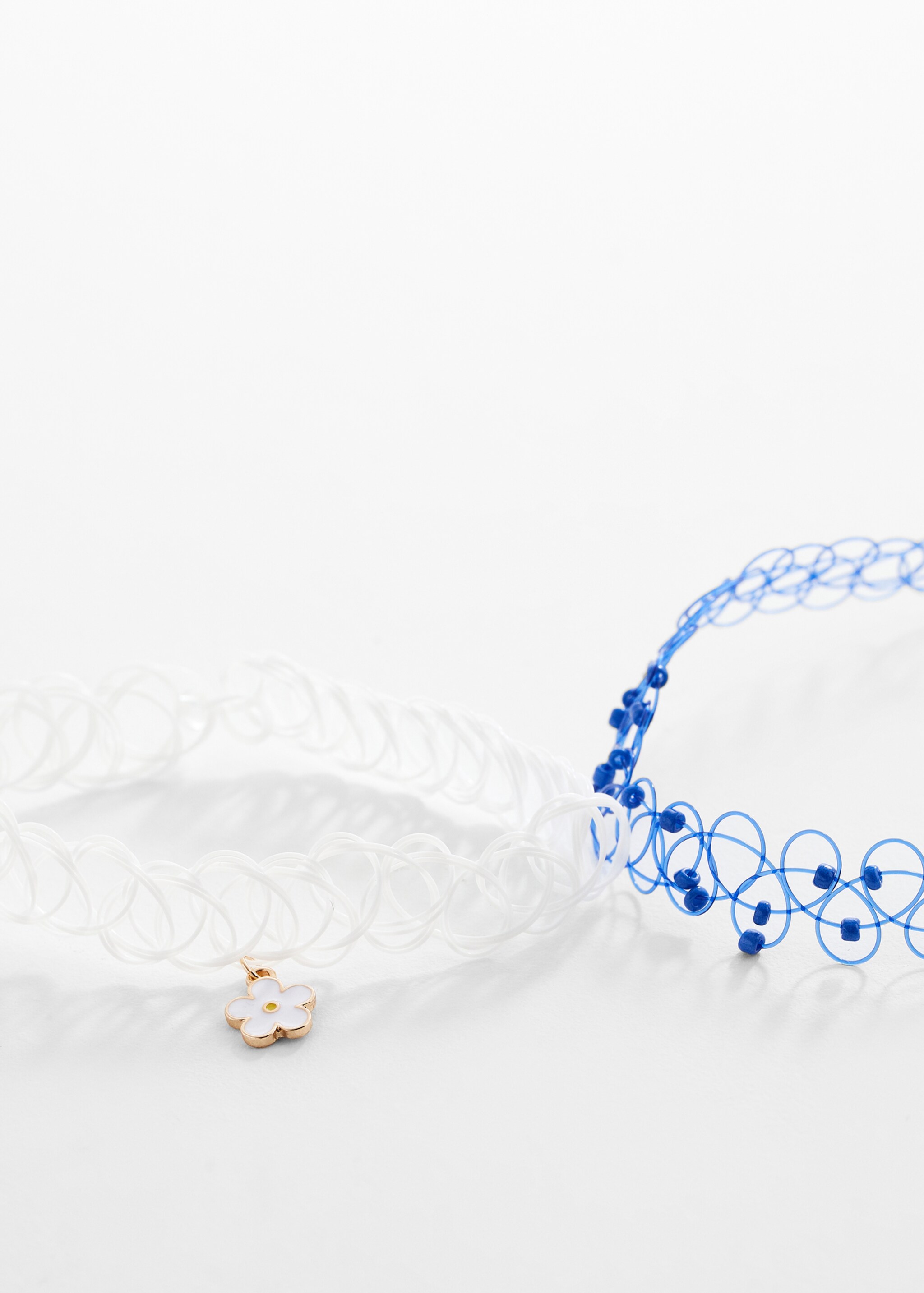 2 Pendant chockers pack - Medium plane, Blue. Ref: 67084772-00.