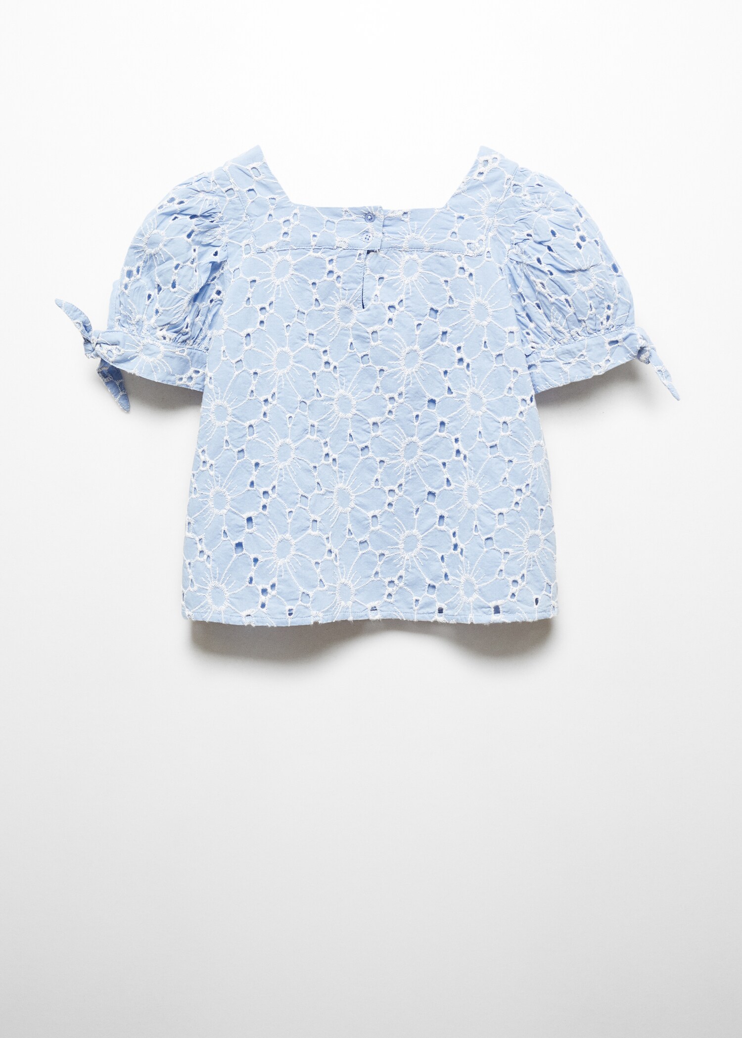 Floral embroidered blouse - Reverse of the article
