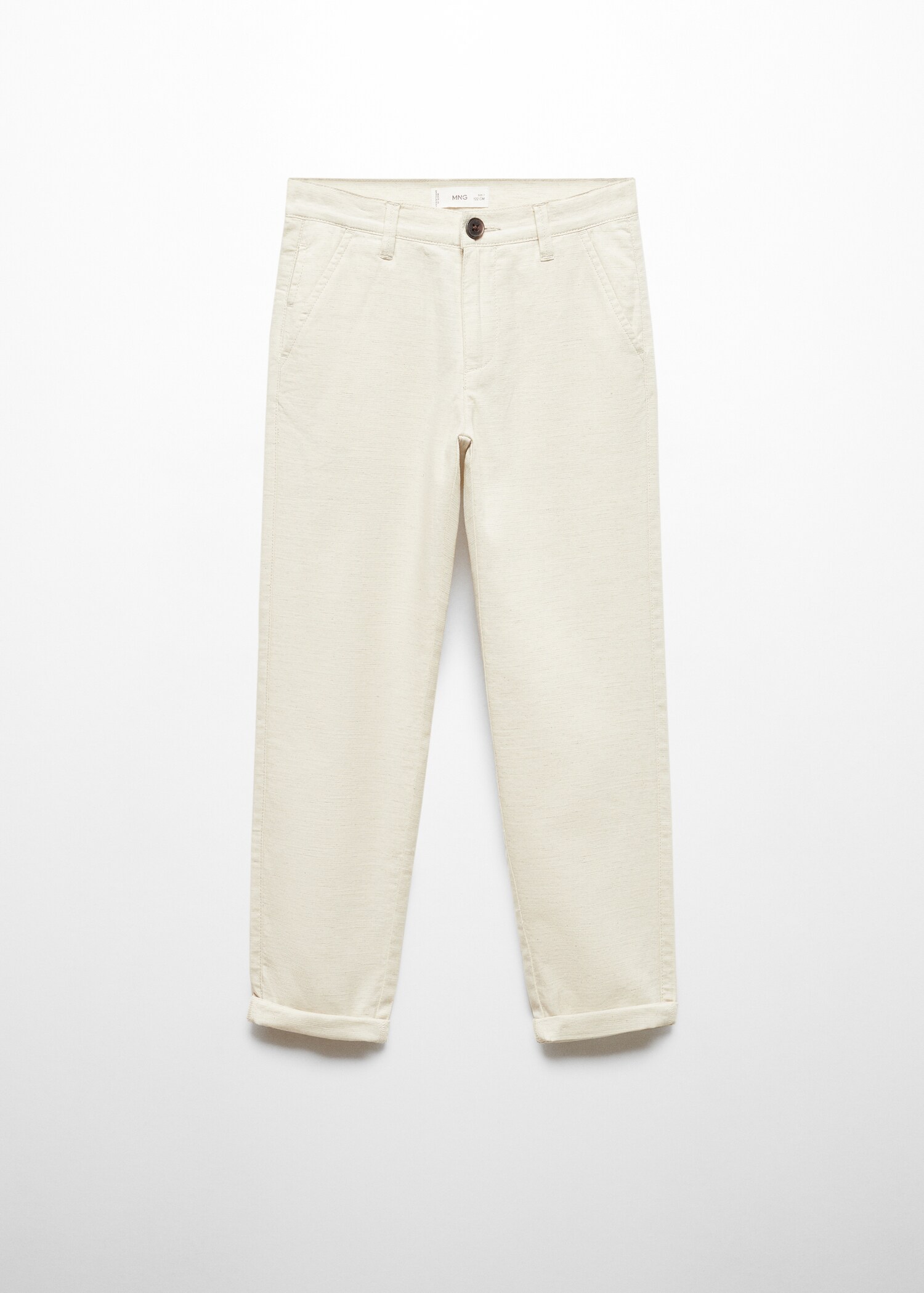 Linen chino trousers - Article without model