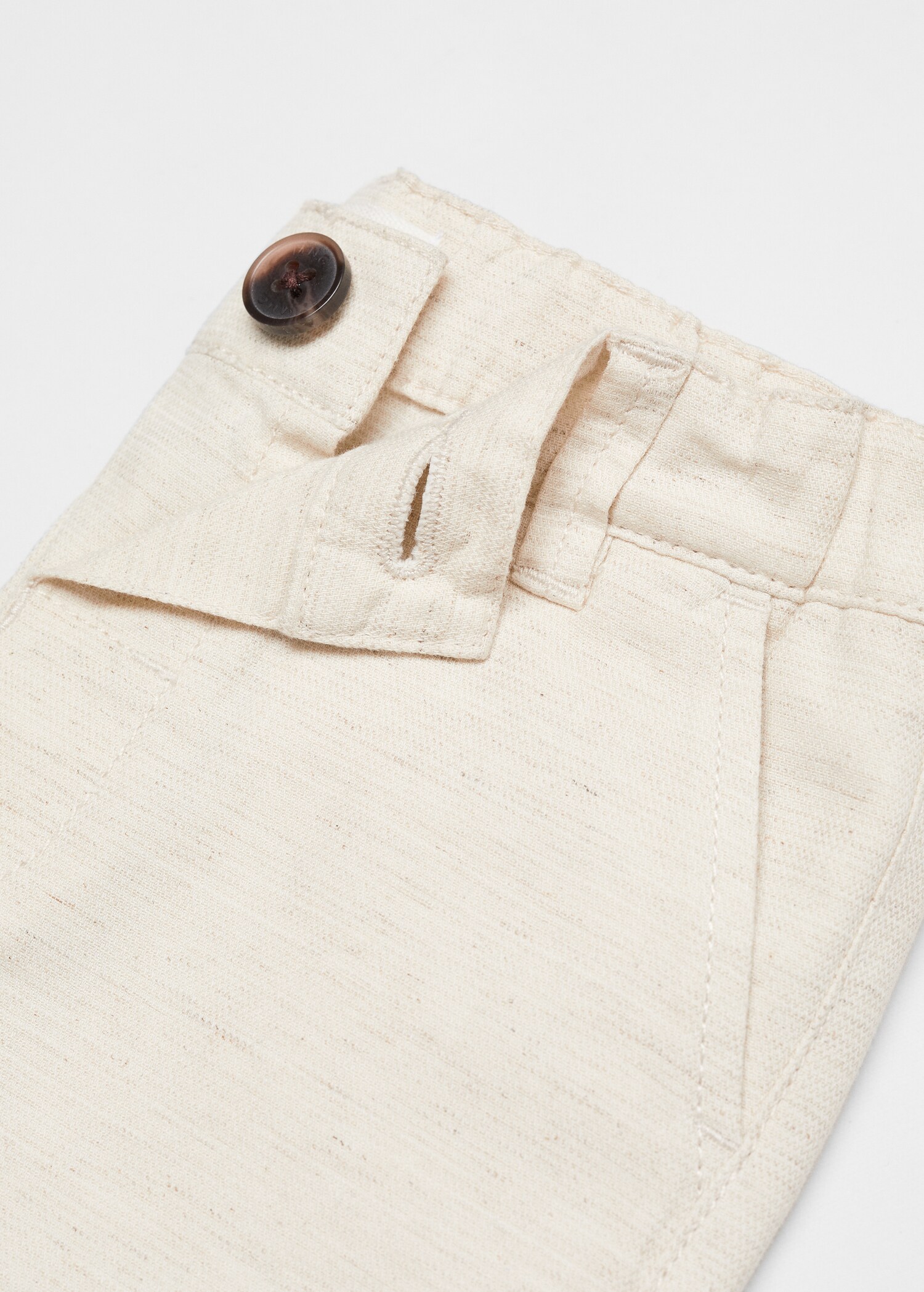 Linen-blend Bermuda shorts - Details of the article 8