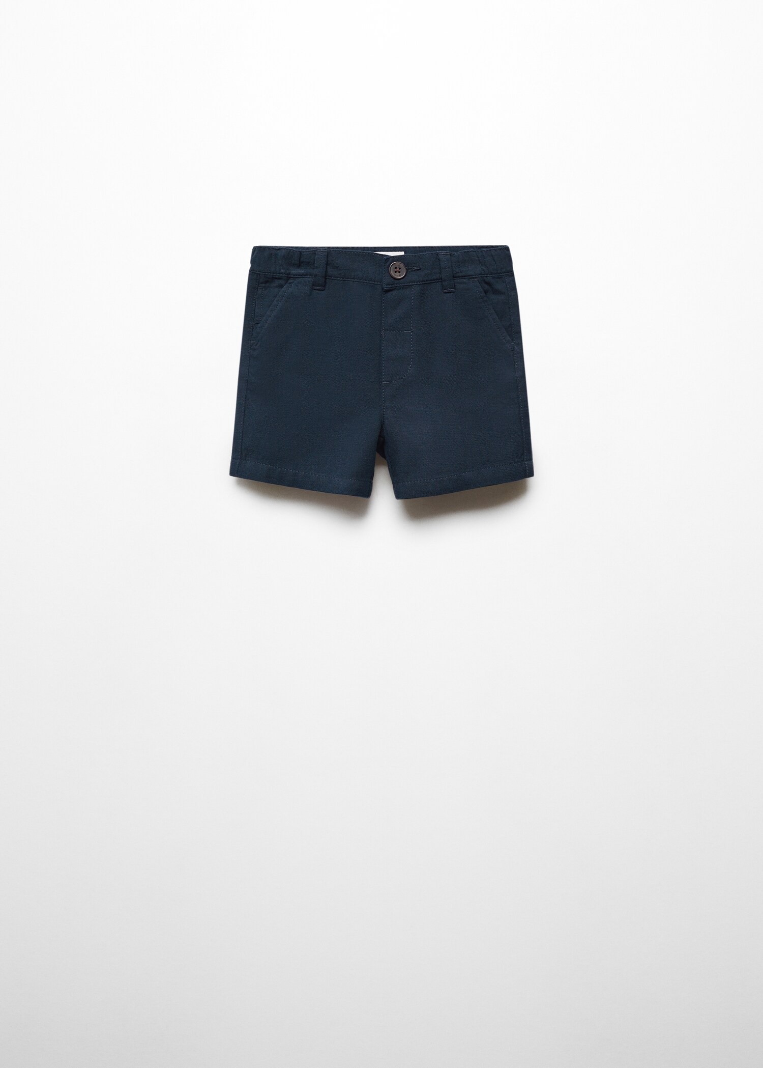 Linen-blend Bermuda shorts - Article without model
