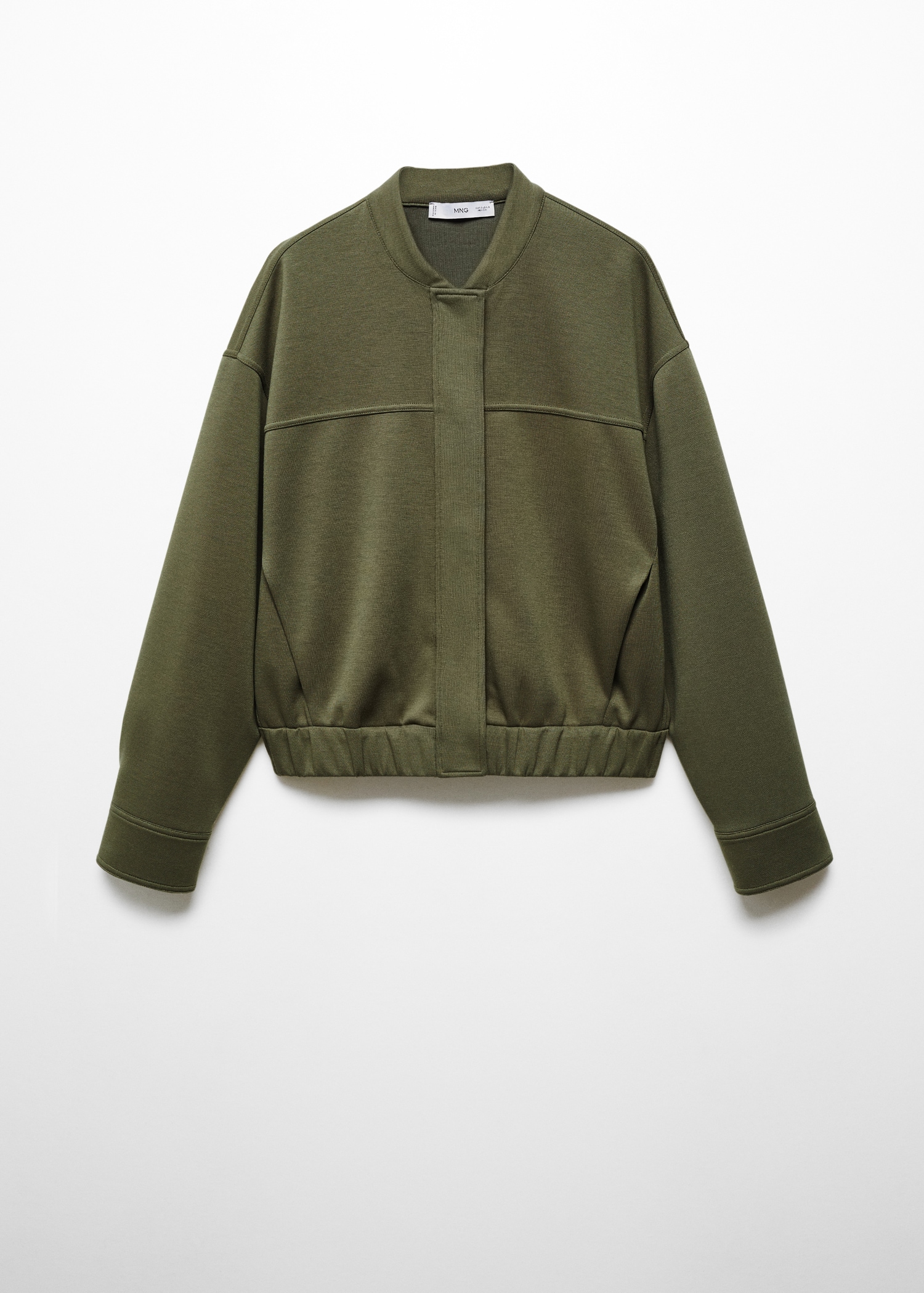 Bomberjacke mit Ziernähten Damen MANGO OUTLET Deutschland