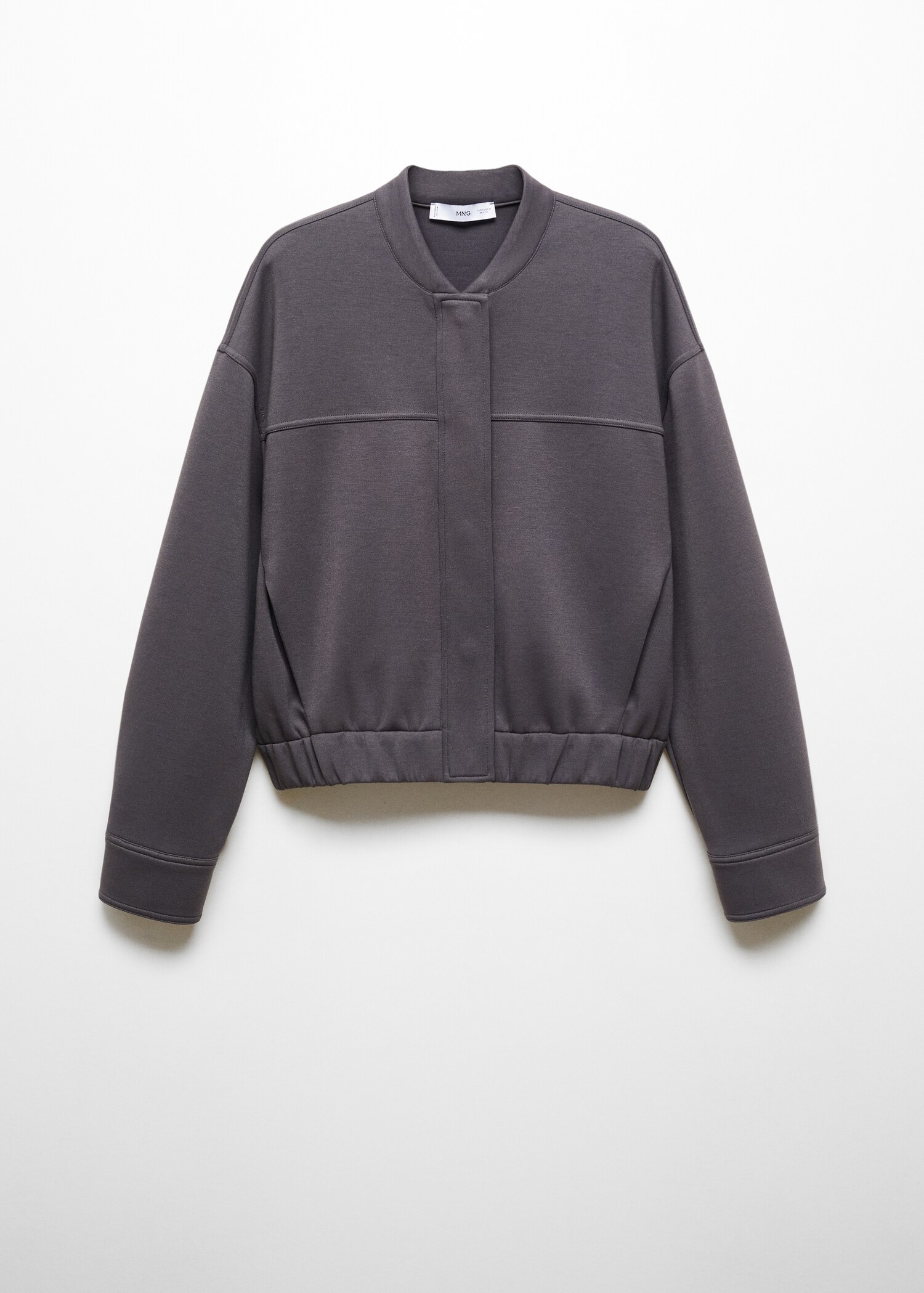 Veste bomber coutures décoratives - Article sans modèle