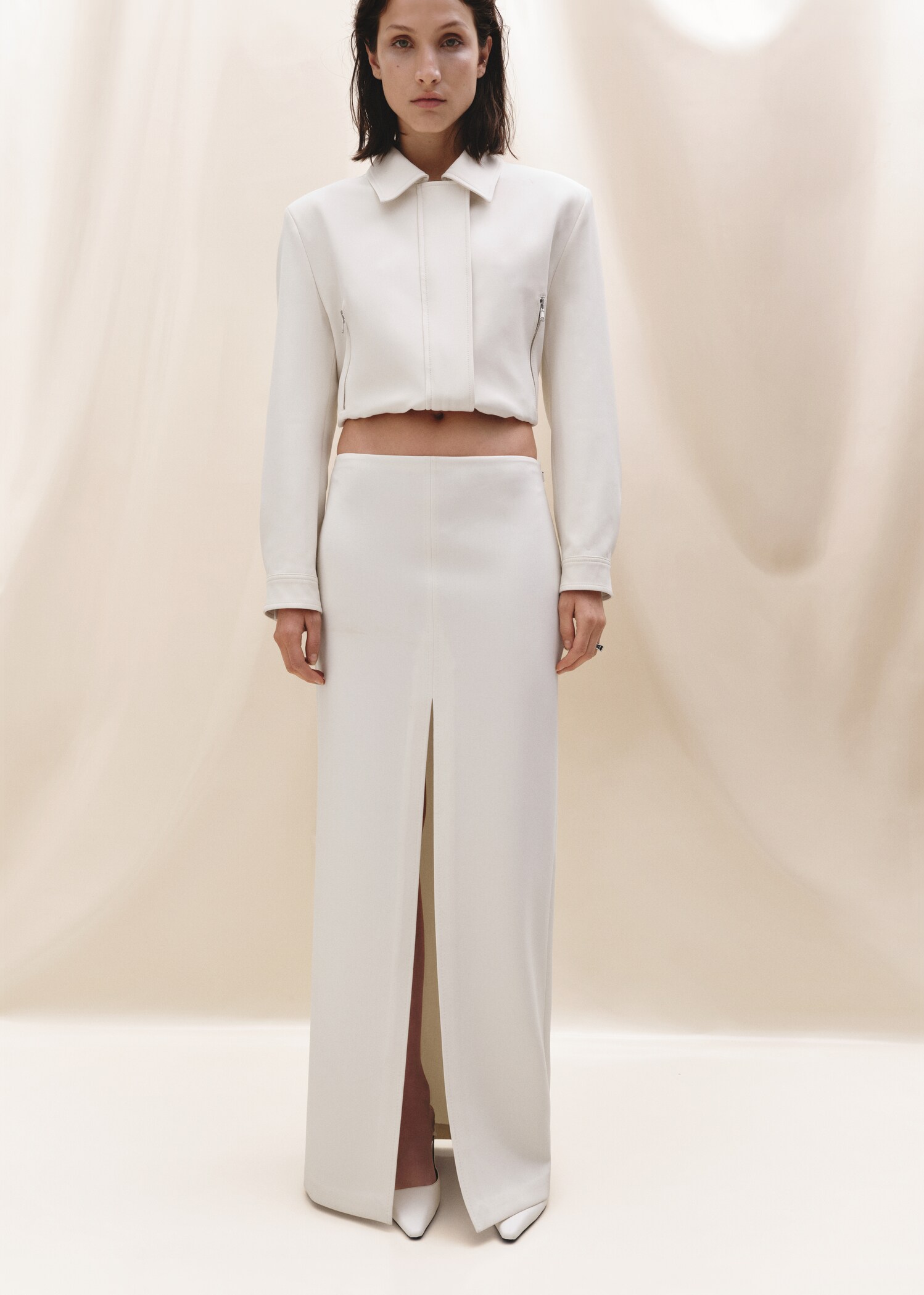 Crop-Jacke mit Schulterpolstern - Detail des Artikels 5