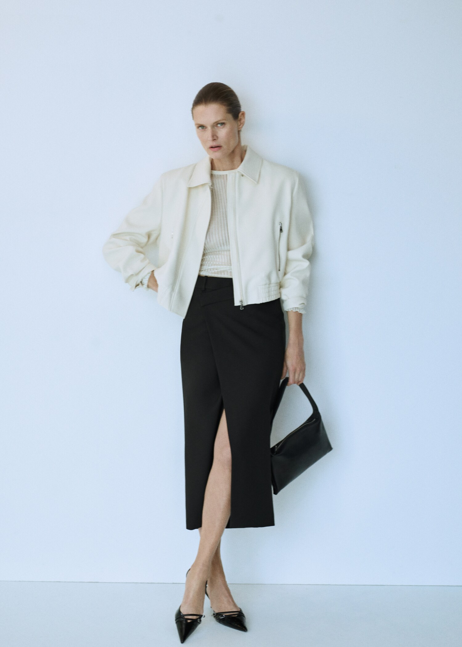 Crop-Jacke mit Schulterpolstern - Detail des Artikels 7
