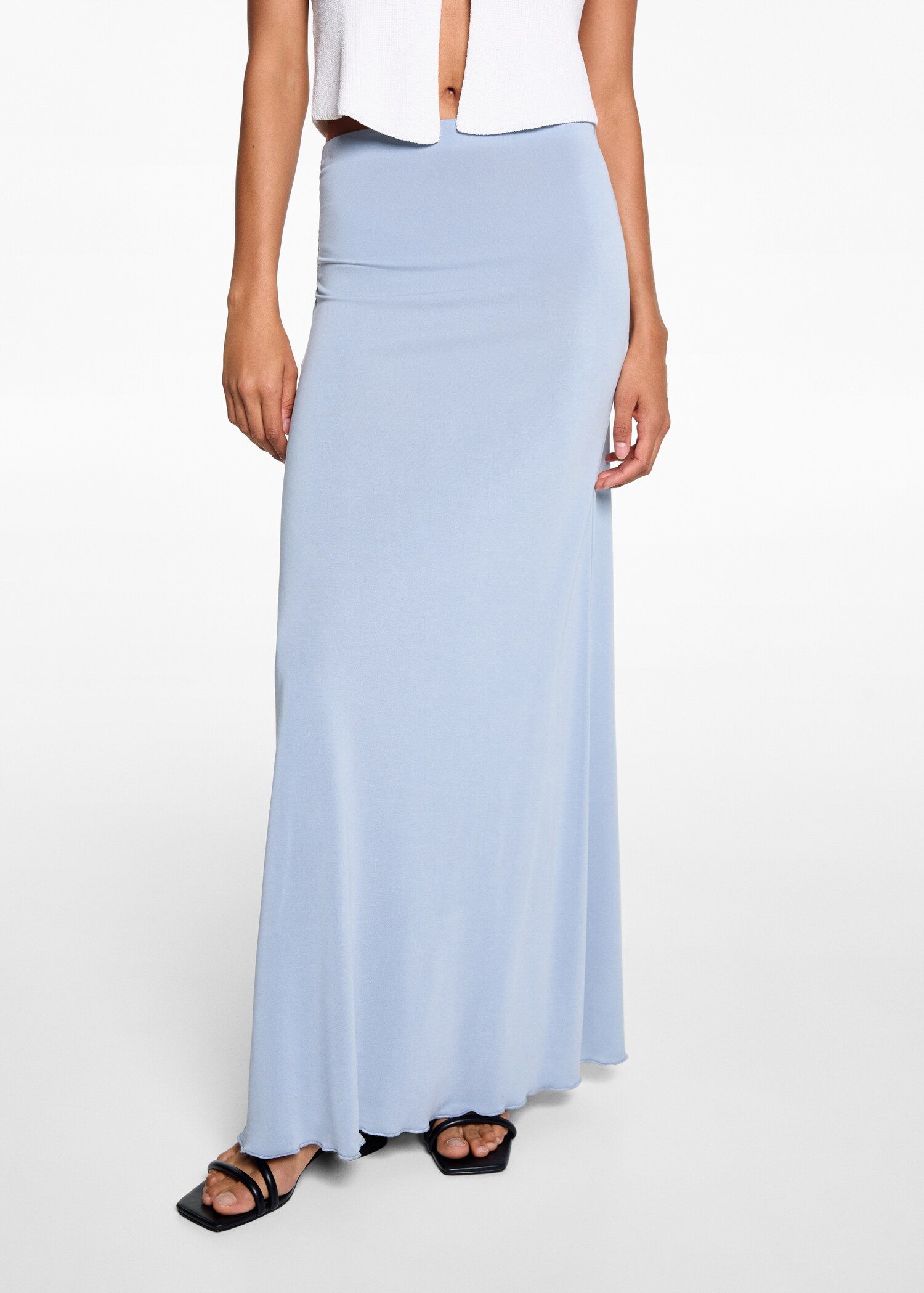 Fluid midi skirt - Details of the article 6