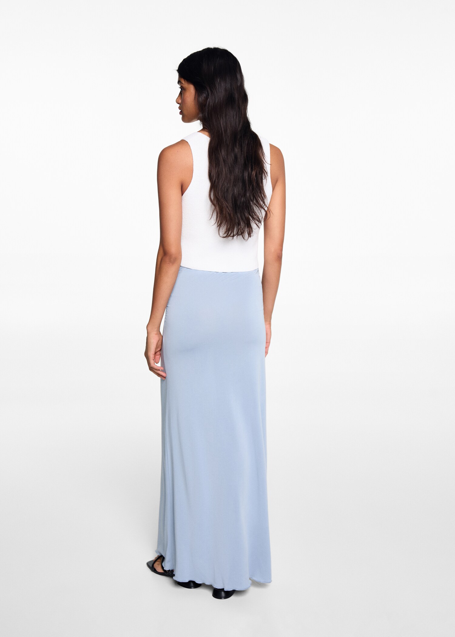 Fluid midi skirt - Reverse of the article