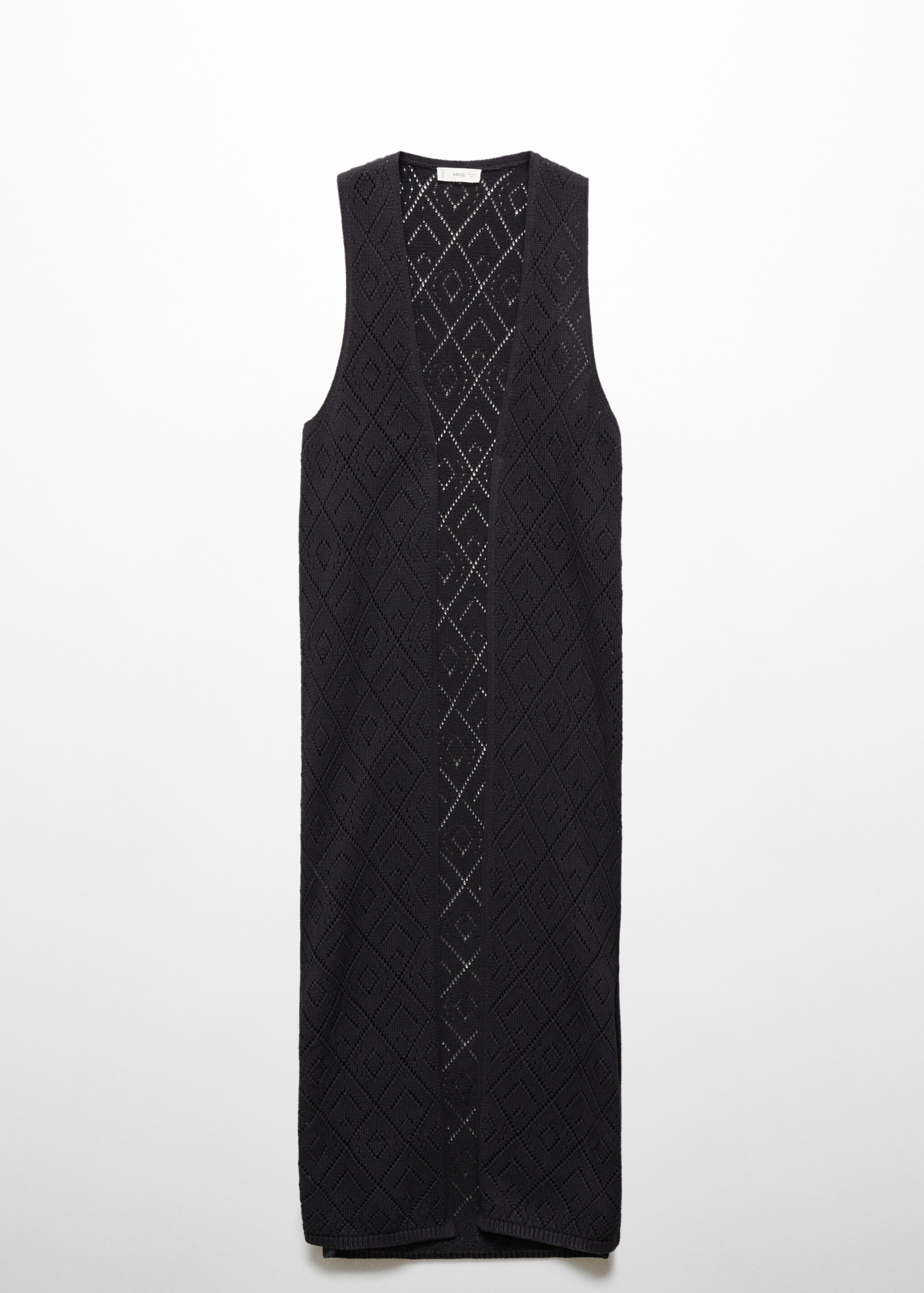 Gilet cotone ricamo - Articolo senza modello