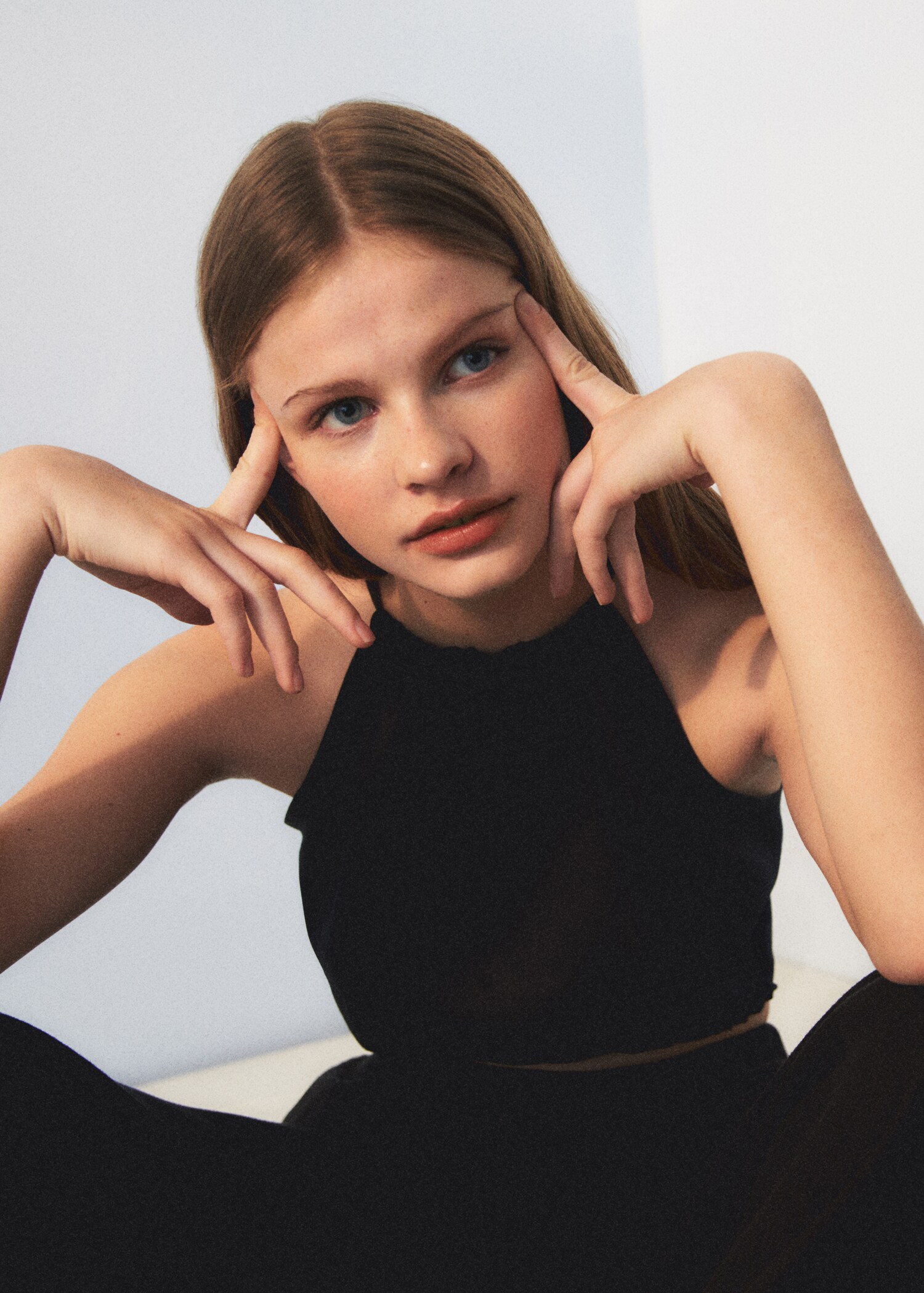 Draped crop top - Details of the article 5