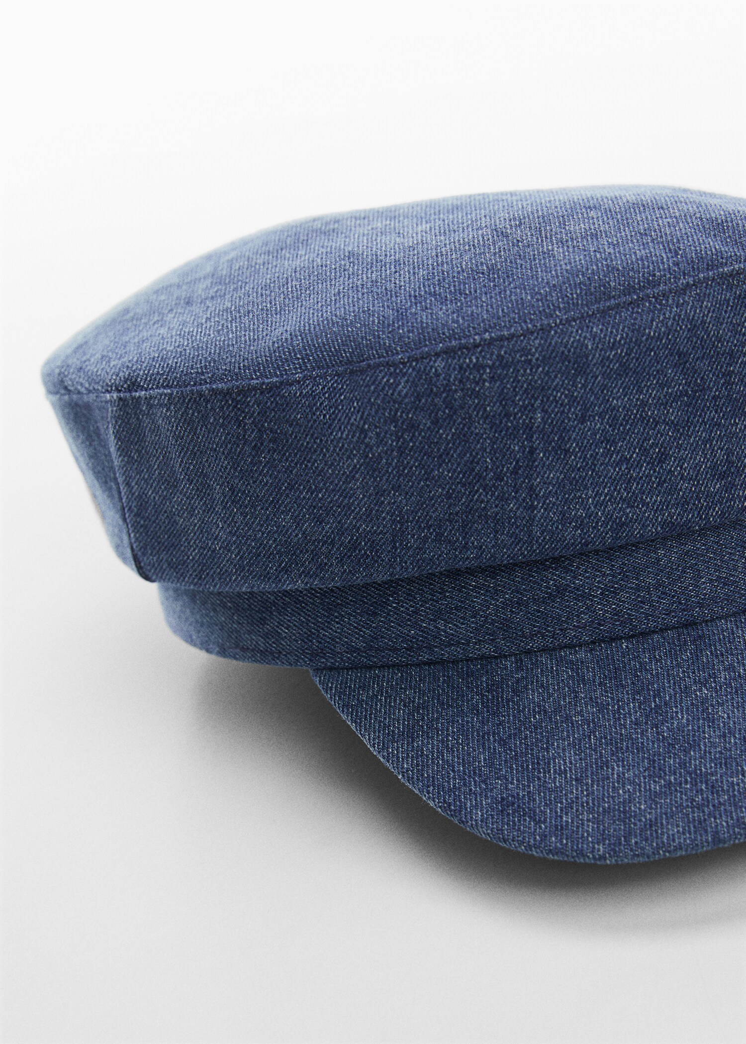 Baker-Boy-Mütze aus Denim - Detail des Artikels 1
