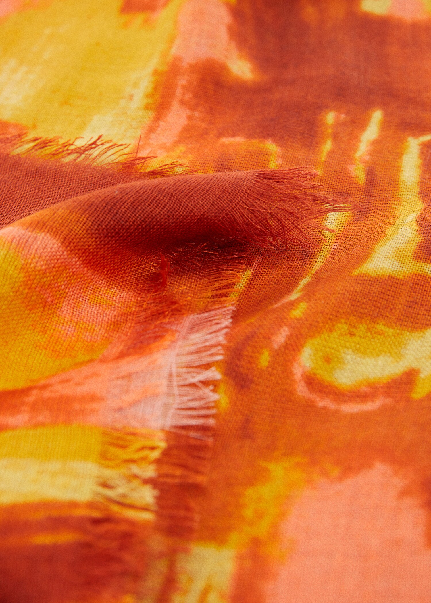 Multicolour print scarf - Medium plane