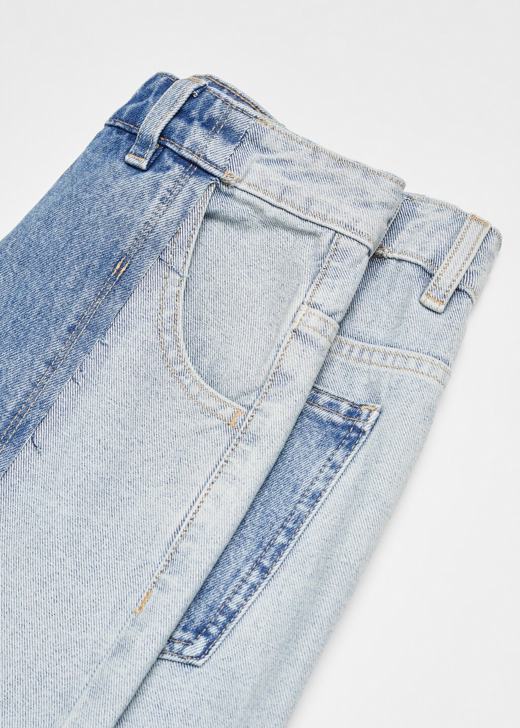 Lexington double belt denim pants – THE TOÉ