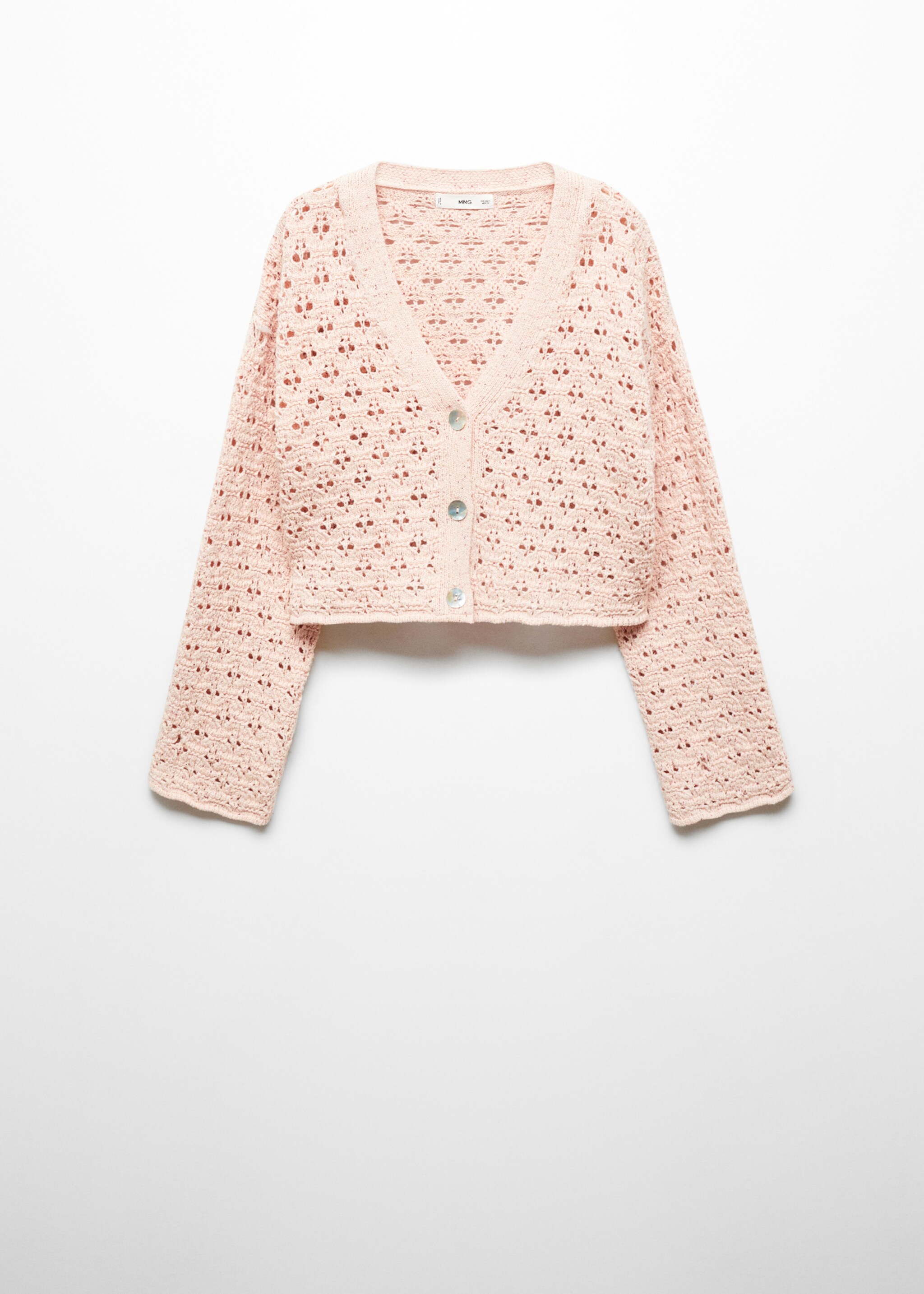 Lochstrickjacke - Artikel ohne Model
