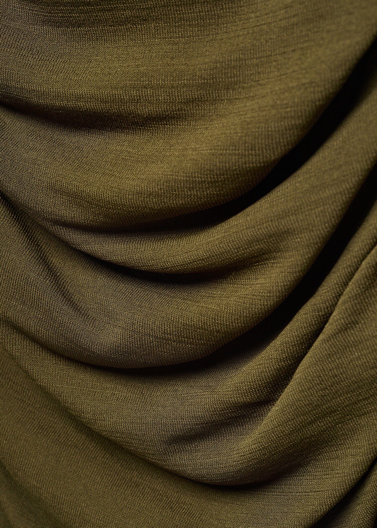Gathered dress with square neckline - Details of the article 8