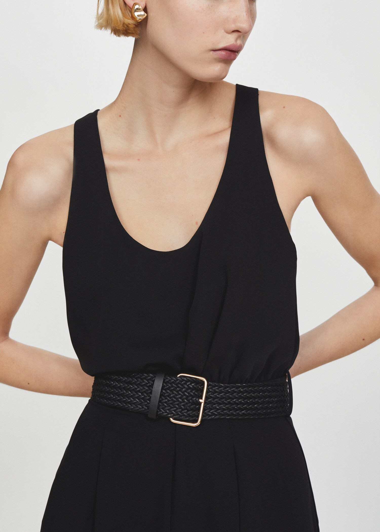 Belt long jumpsuit - Details of the article 6