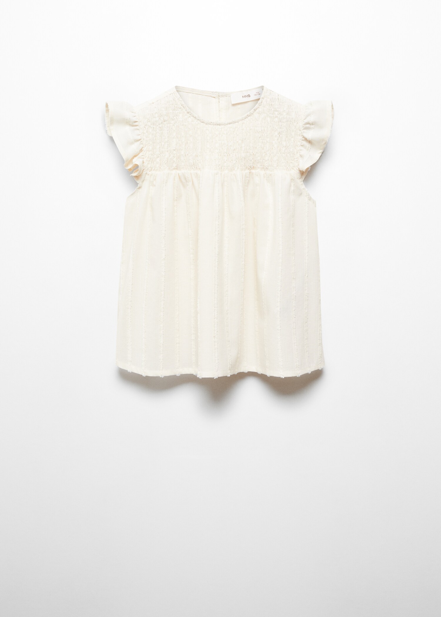 Ruched blouse with ruffles - Article without model