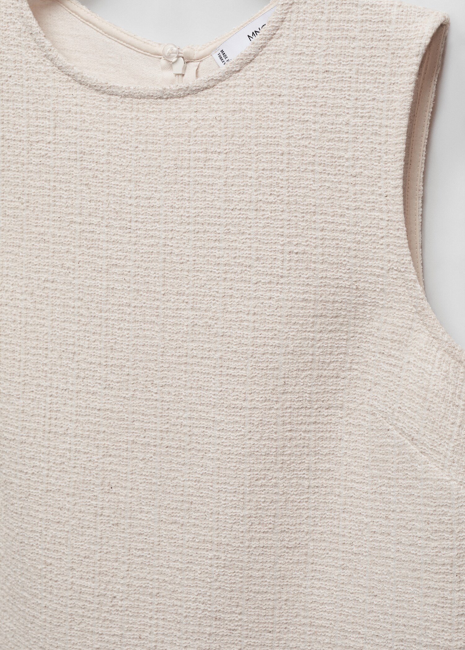 Textured knitted dress - Details of the article 8
