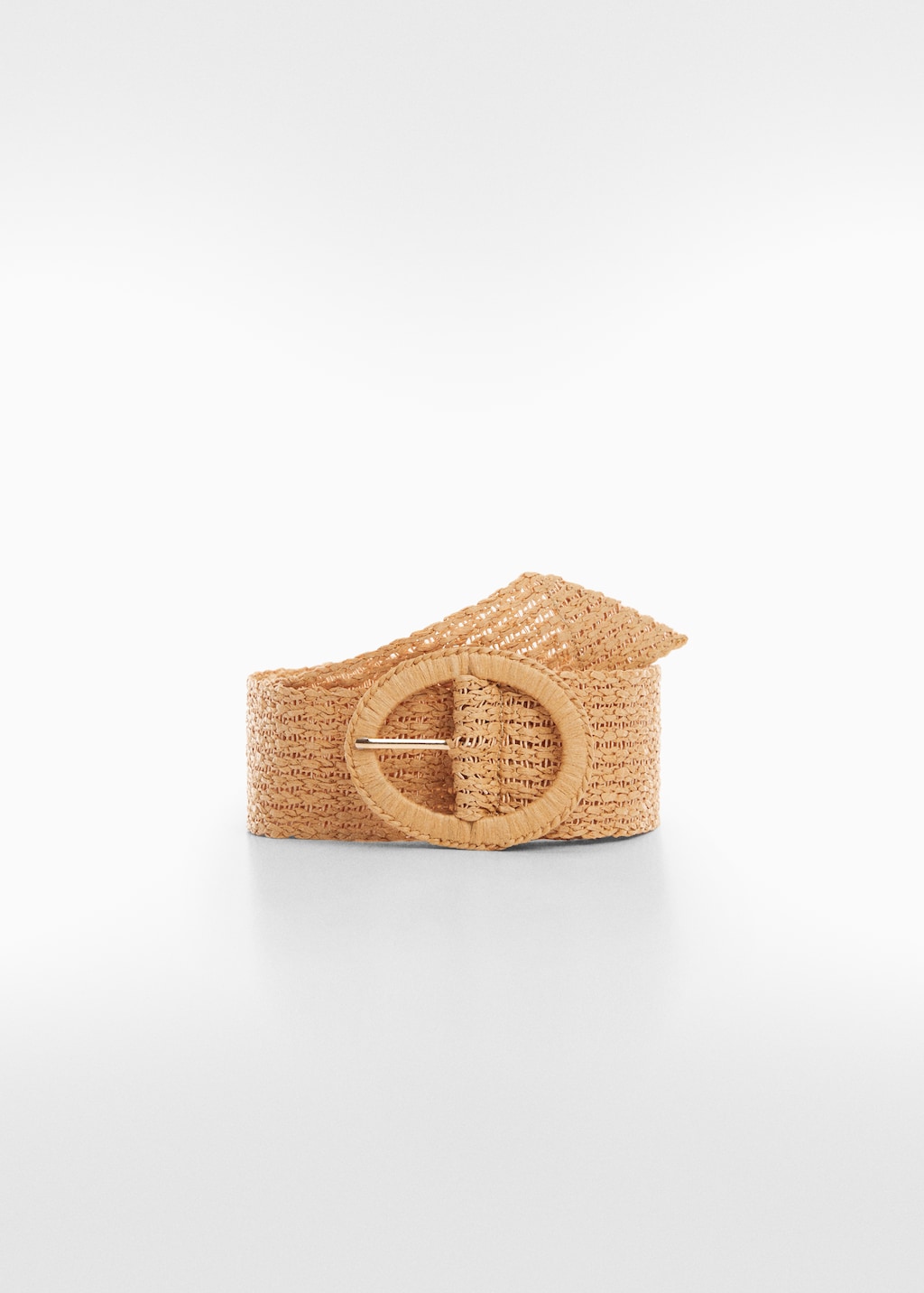 Ceinture boucle raphia