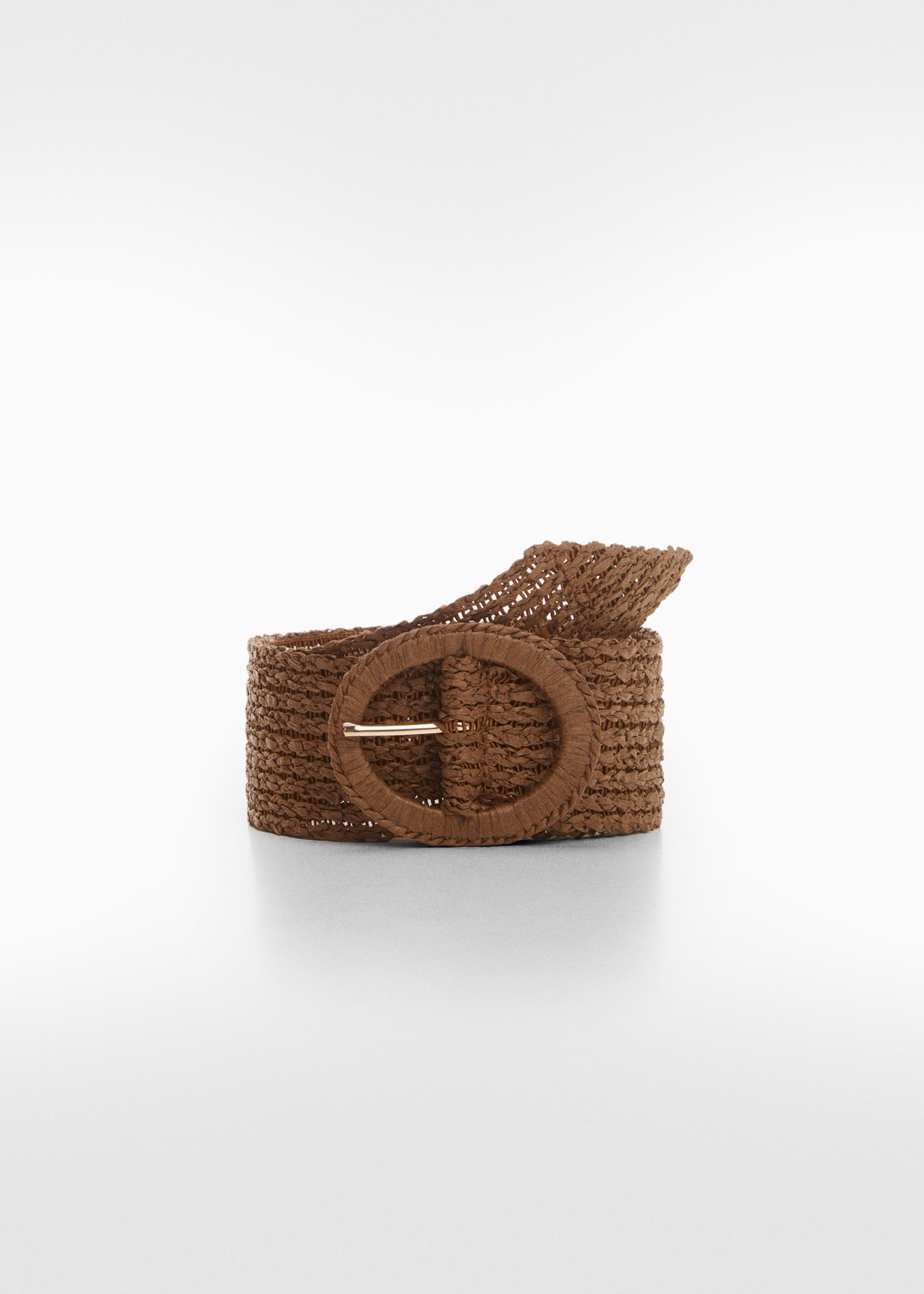 Raffia buckle belt - Article without model