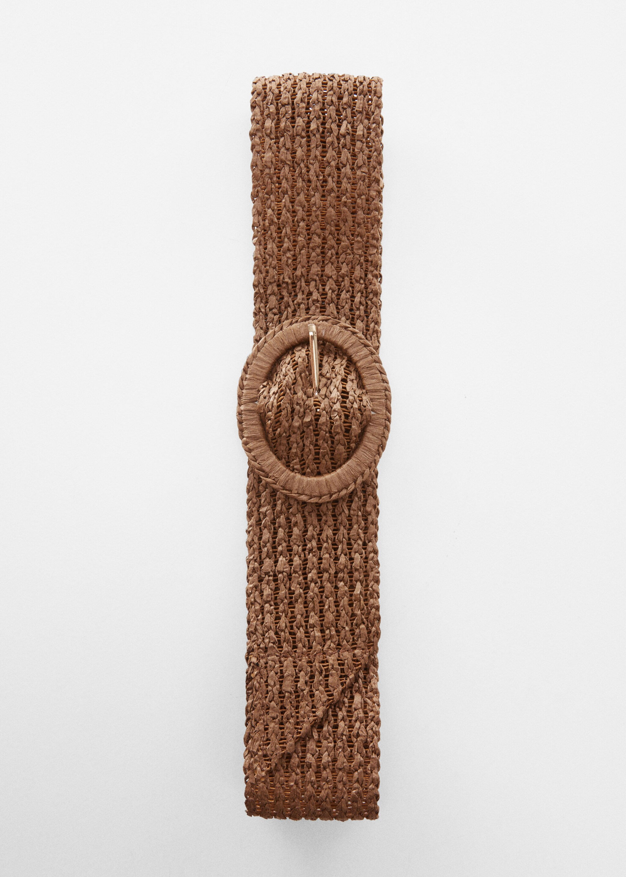 Raffia buckle belt - Details of the article 1
