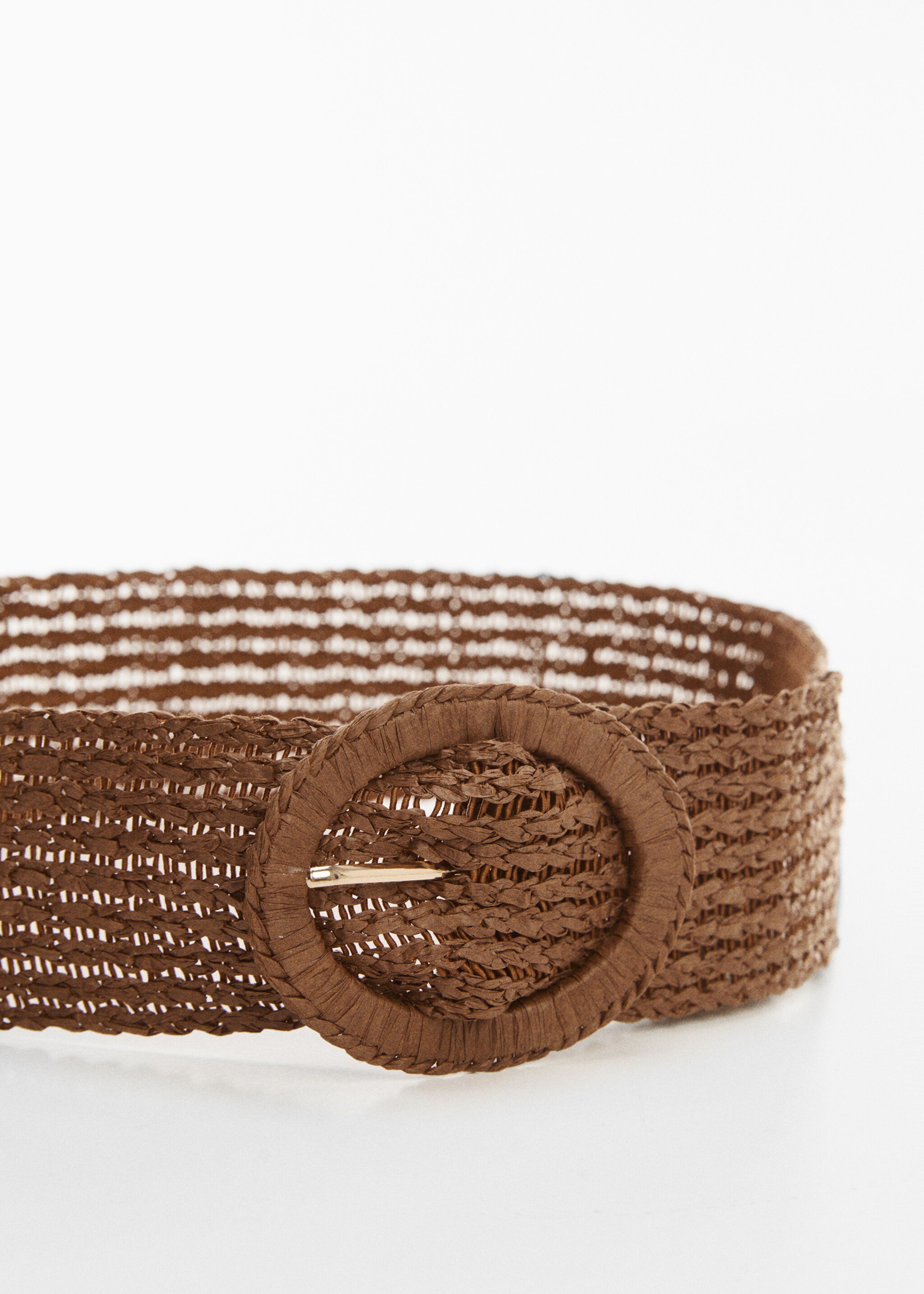 Raffia buckle belt - Details of the article 2