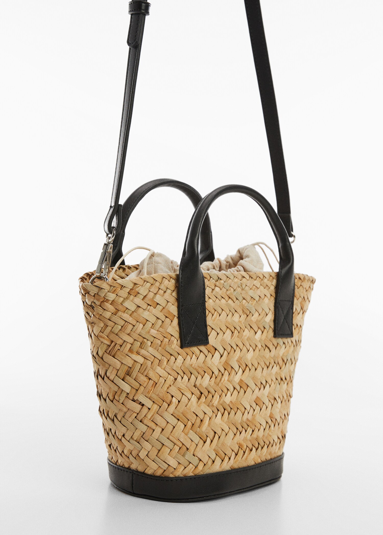 Bolso capazo fibra natural - Plano medio