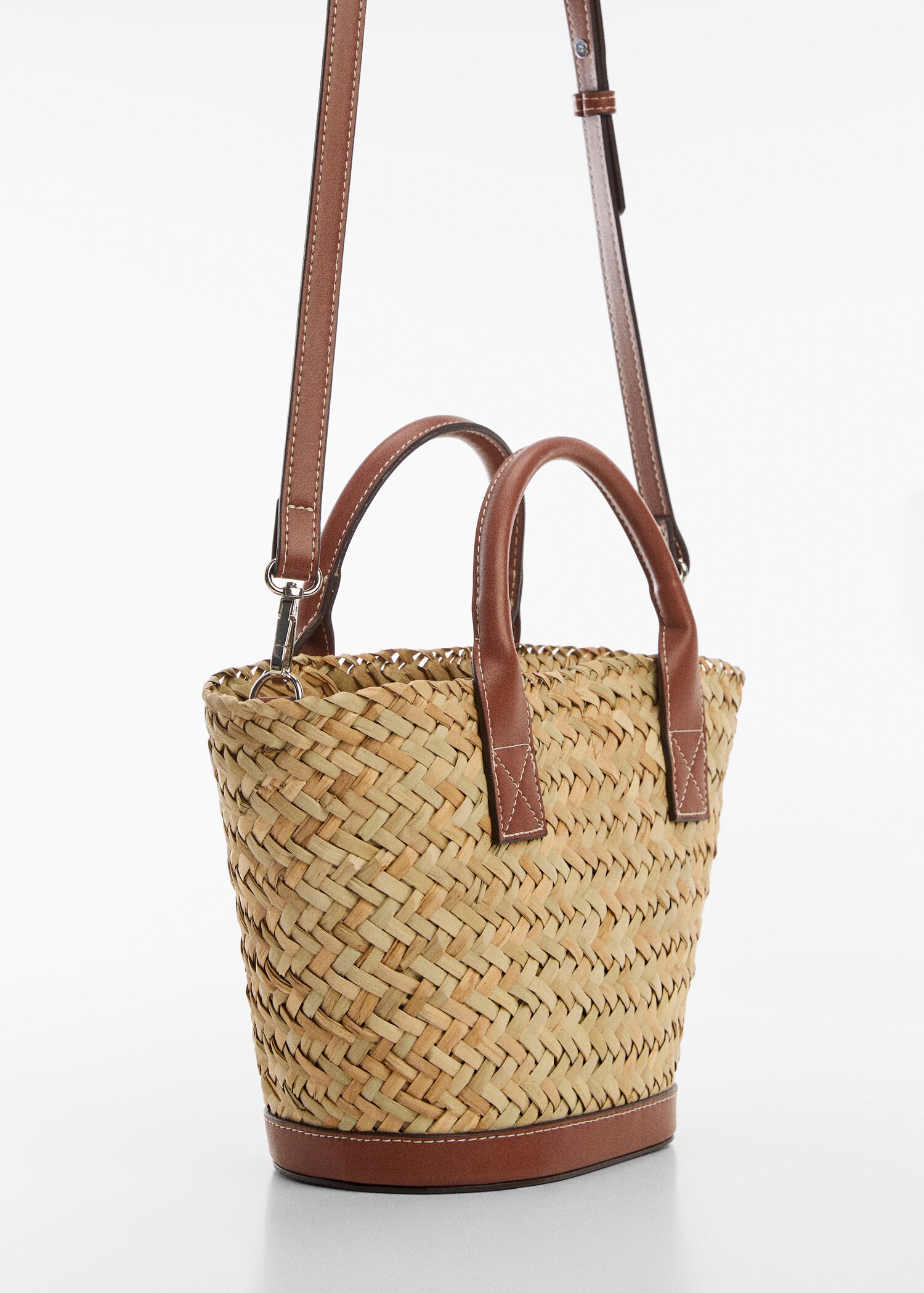 Bolso capazo fibra natural - Plano medio