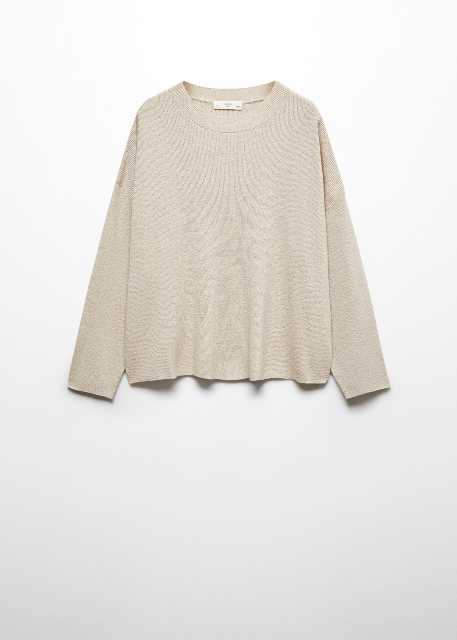 Rundhals-Strickpullover - Artikel ohne Model