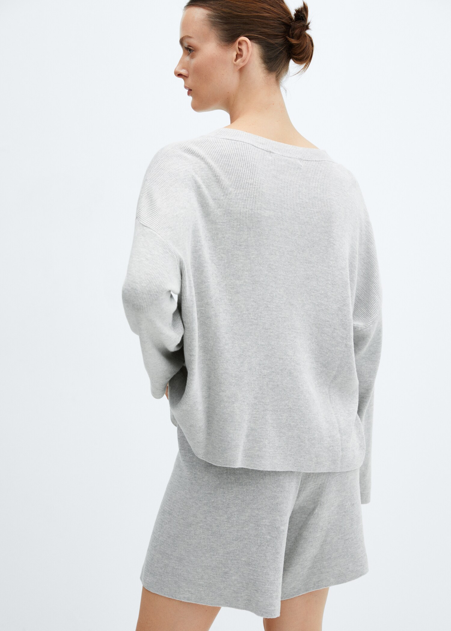 Rundhals-Strickpullover - Rückseite des Artikels