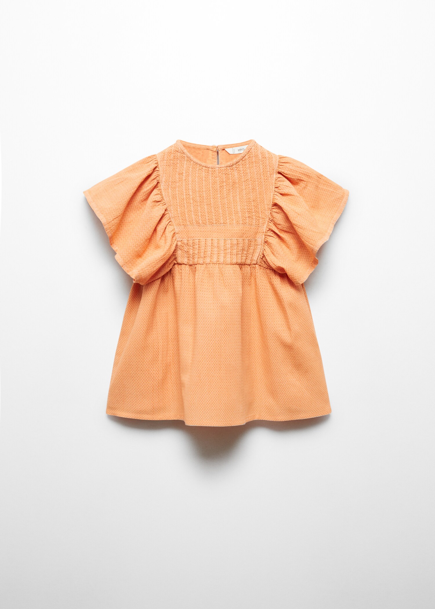 Natural-dye ruffle dress - Article without model