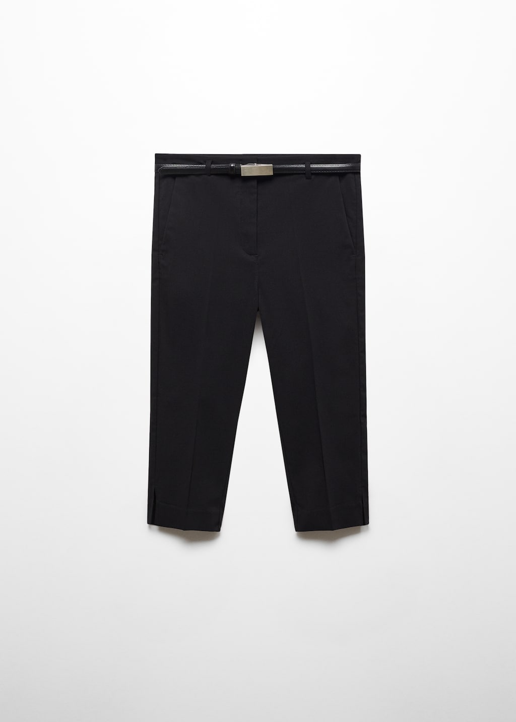 Capri pants with belt - Women | MANGO OUTLET USA