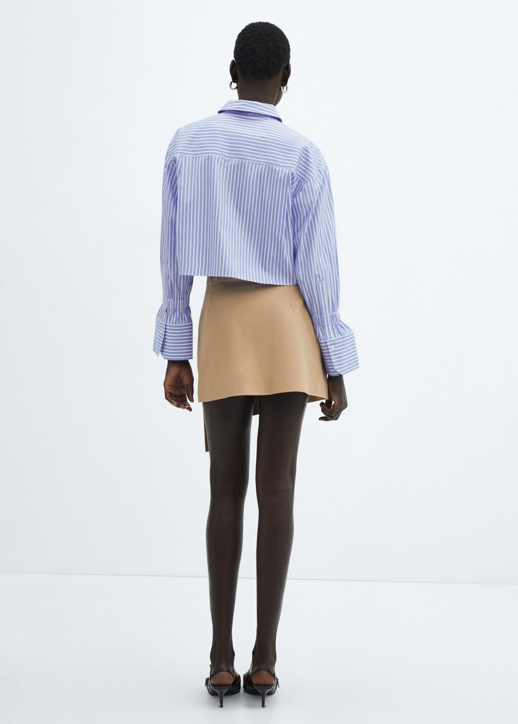 ◎mangomanyplease◎ WINT CHECK WOOL SKIRT Check wool mini-skirt - Women | MANGO OUTLET USA