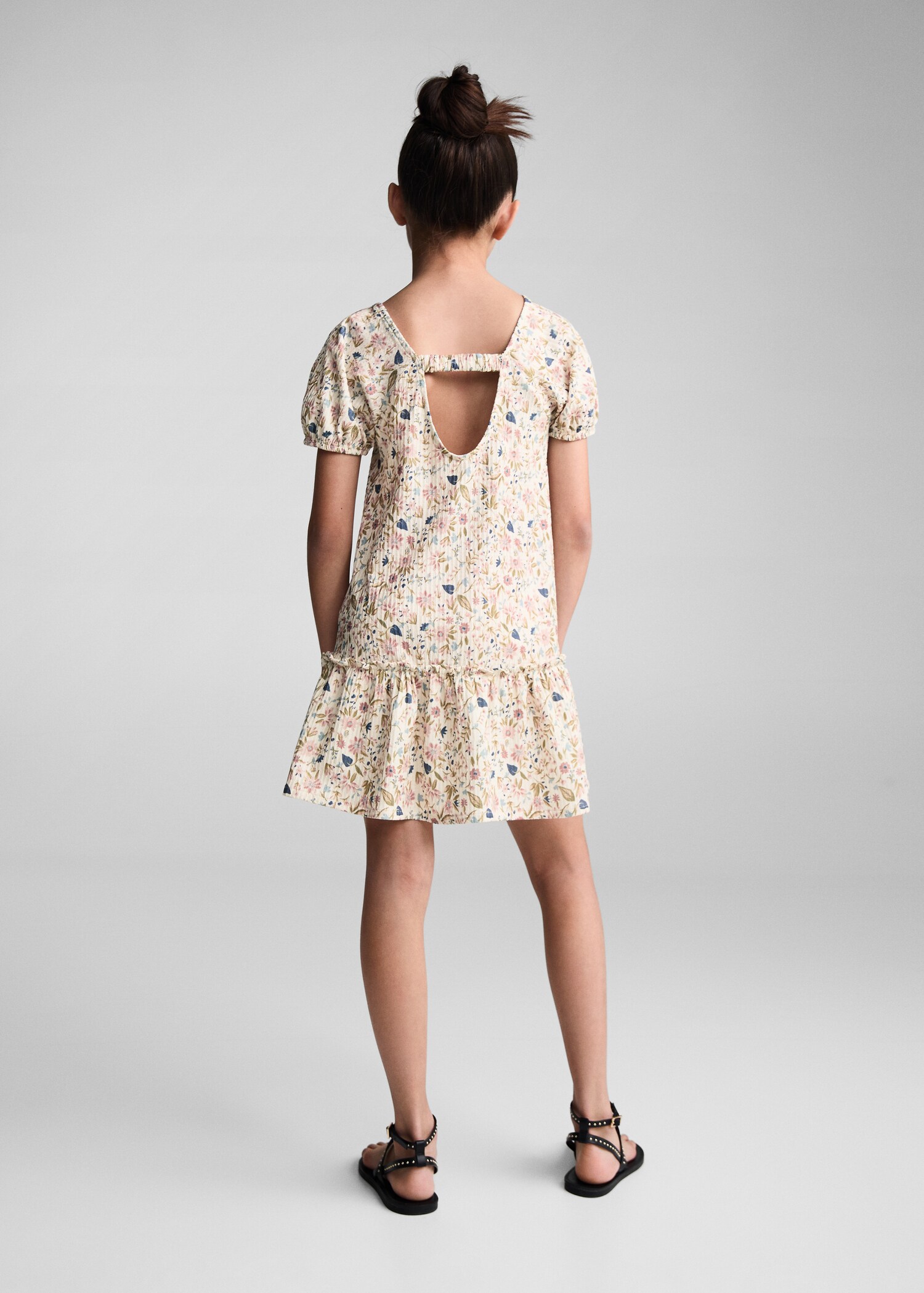 Floral print dress - Reverse of the article