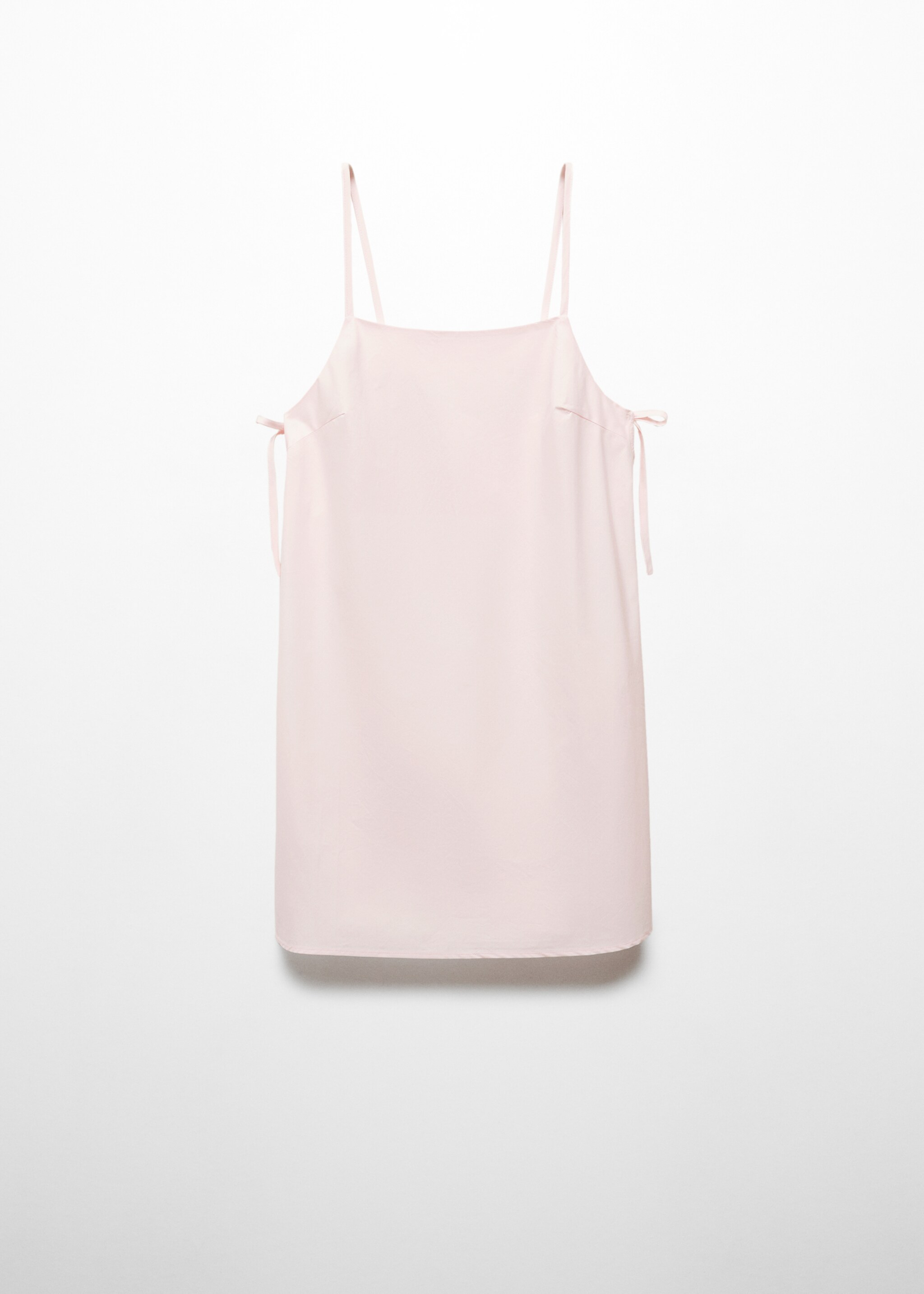 100% cotton nightdress - Article without model, Light Pink. Ref: 67086016-00.