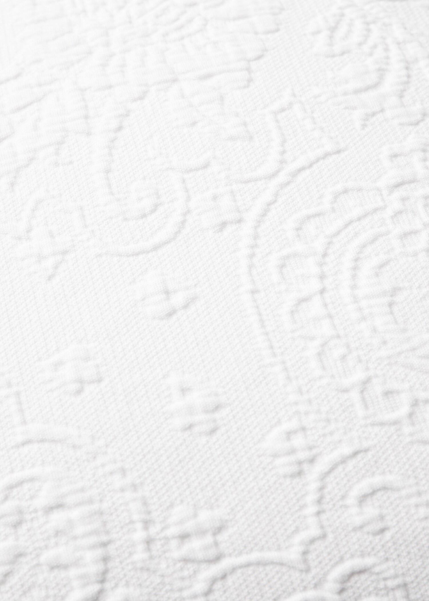 Flower embroidery pillow cover 60X60cm - Details of the article 2