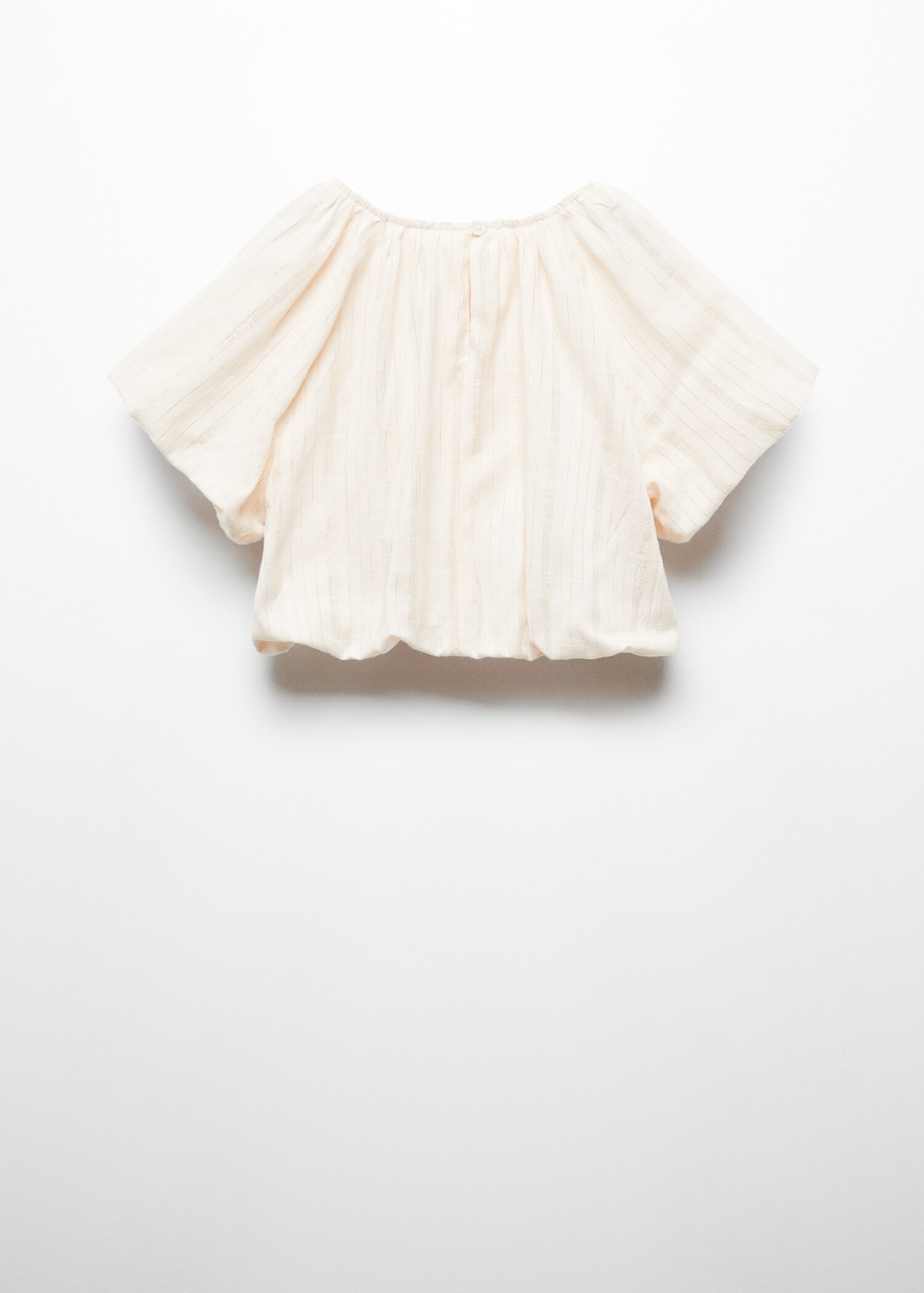 Striped lurex blouse - Reverse of the article