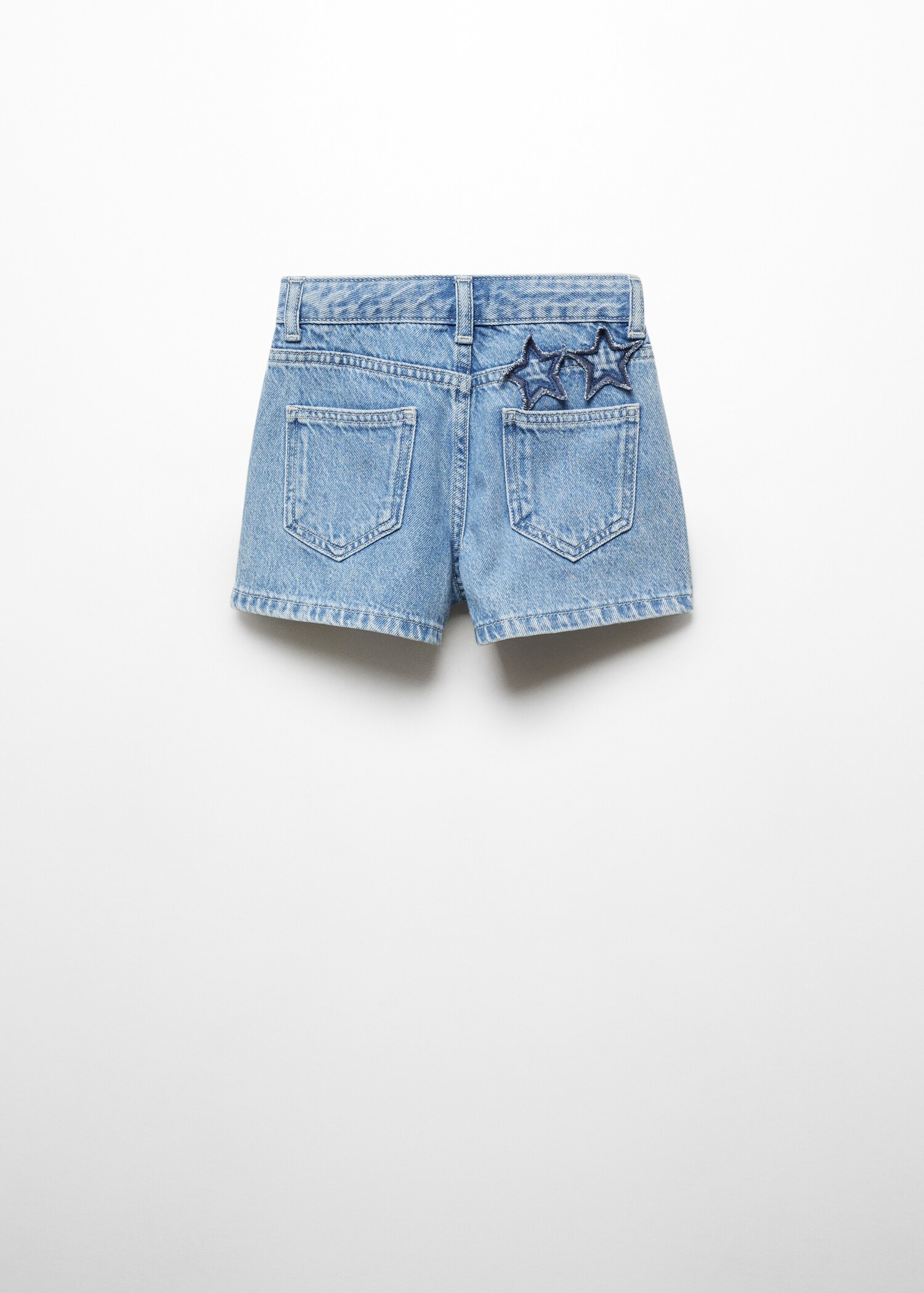 Jeansshort mit Sternmotiv - Rückseite des Artikels