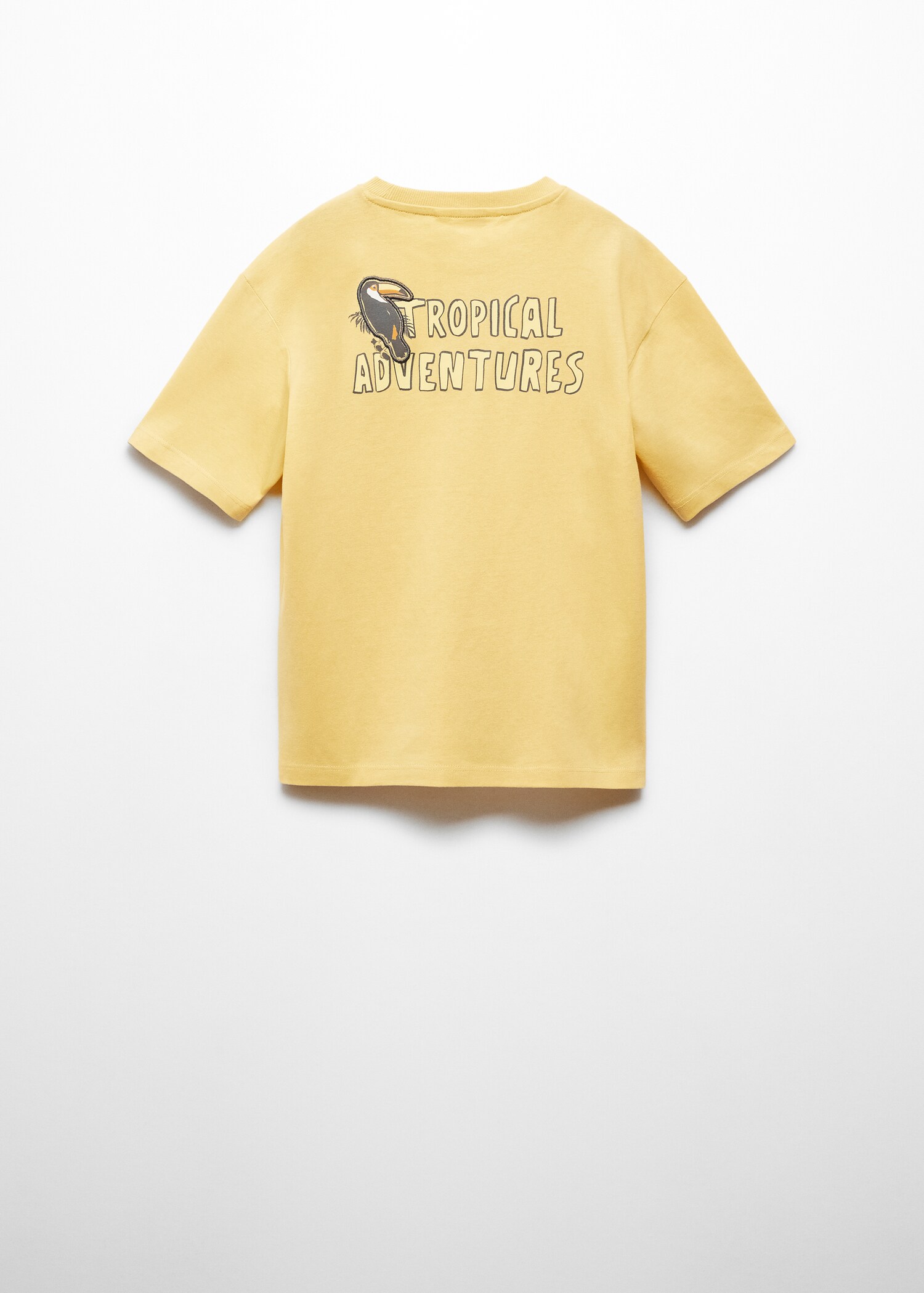 Printed message T-shirt - Reverse of the article