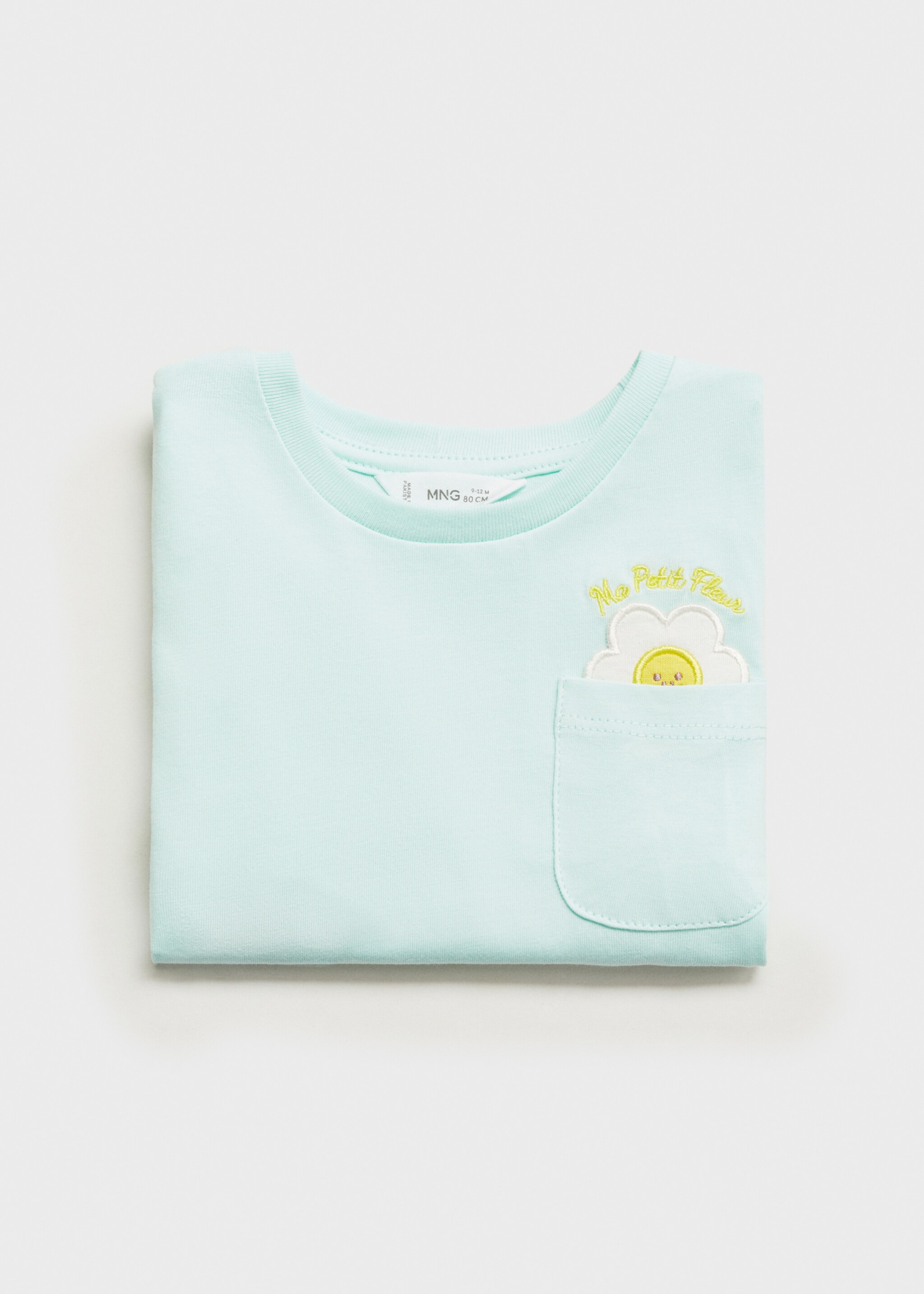 T-shirt coton détail brodé - Détail de l'article 8