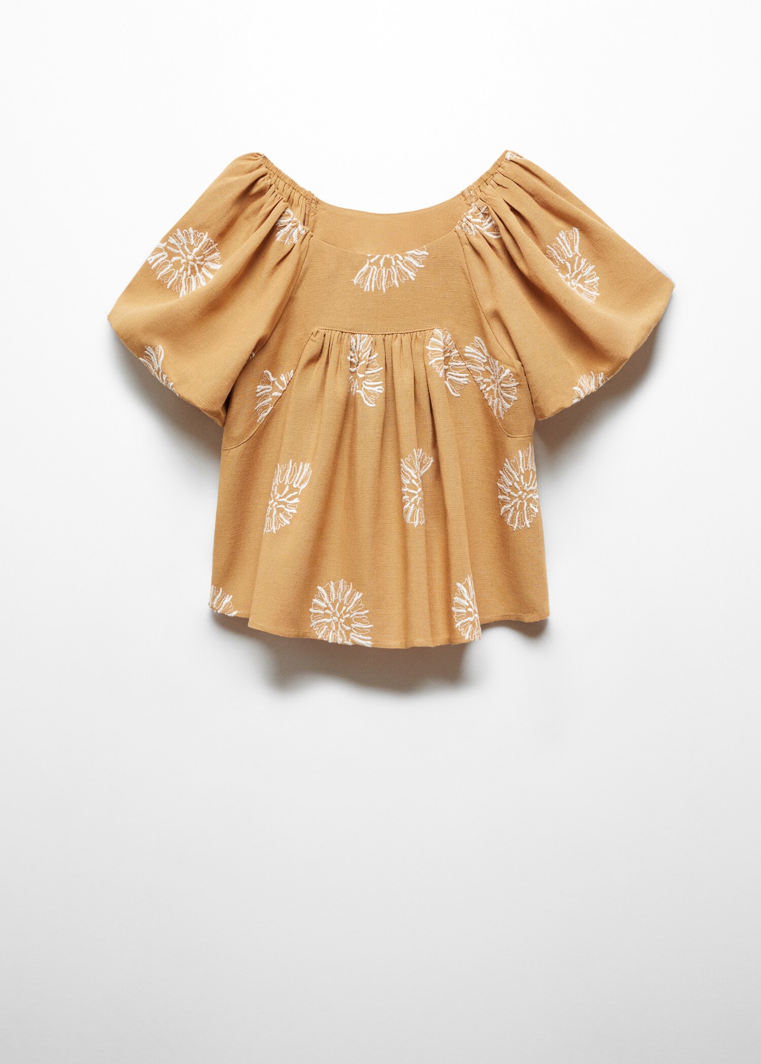 Blouse met geborduurde details - Achterkant van het artikel