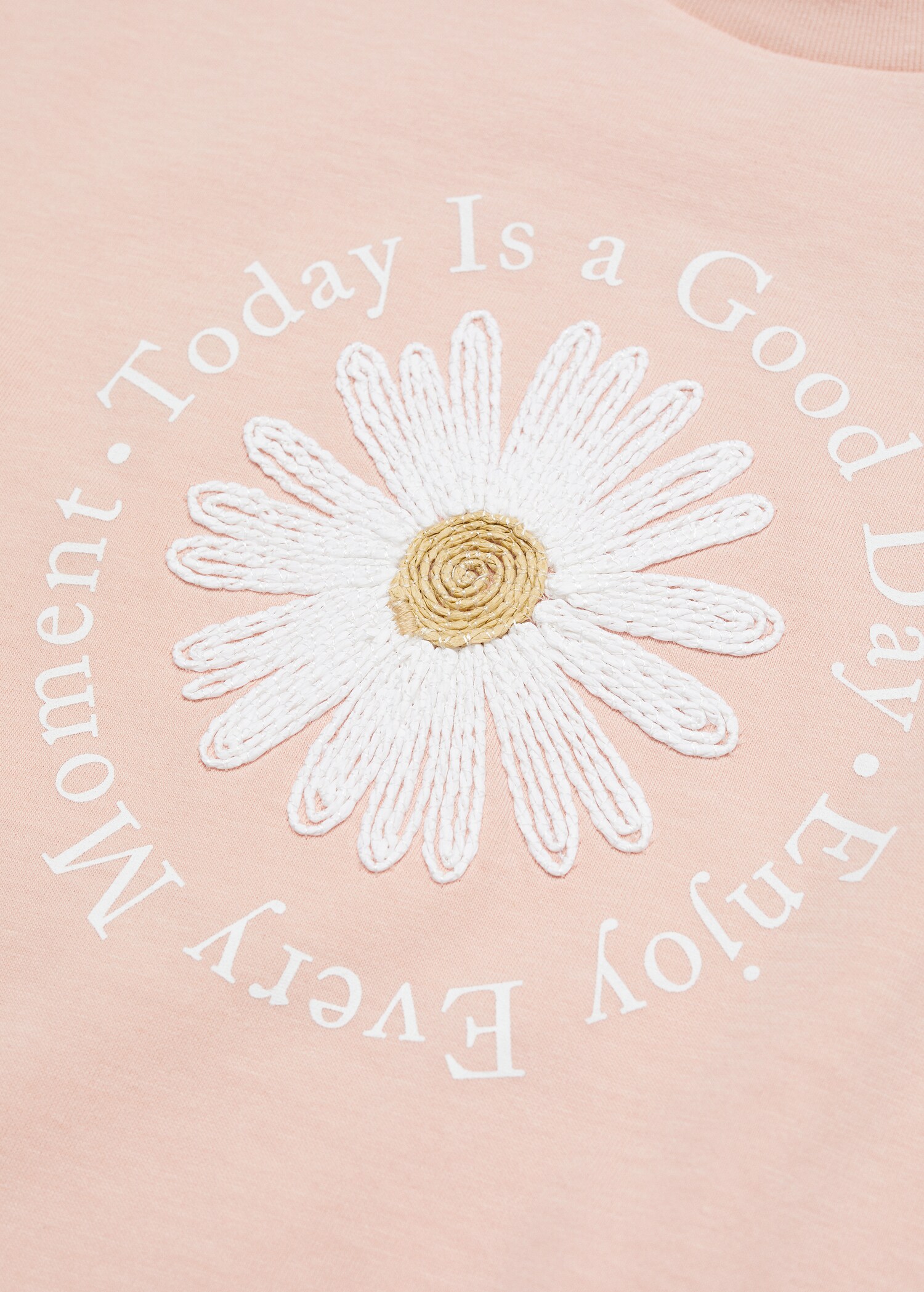 Embossed flowers t-shirt - Details of the article 8