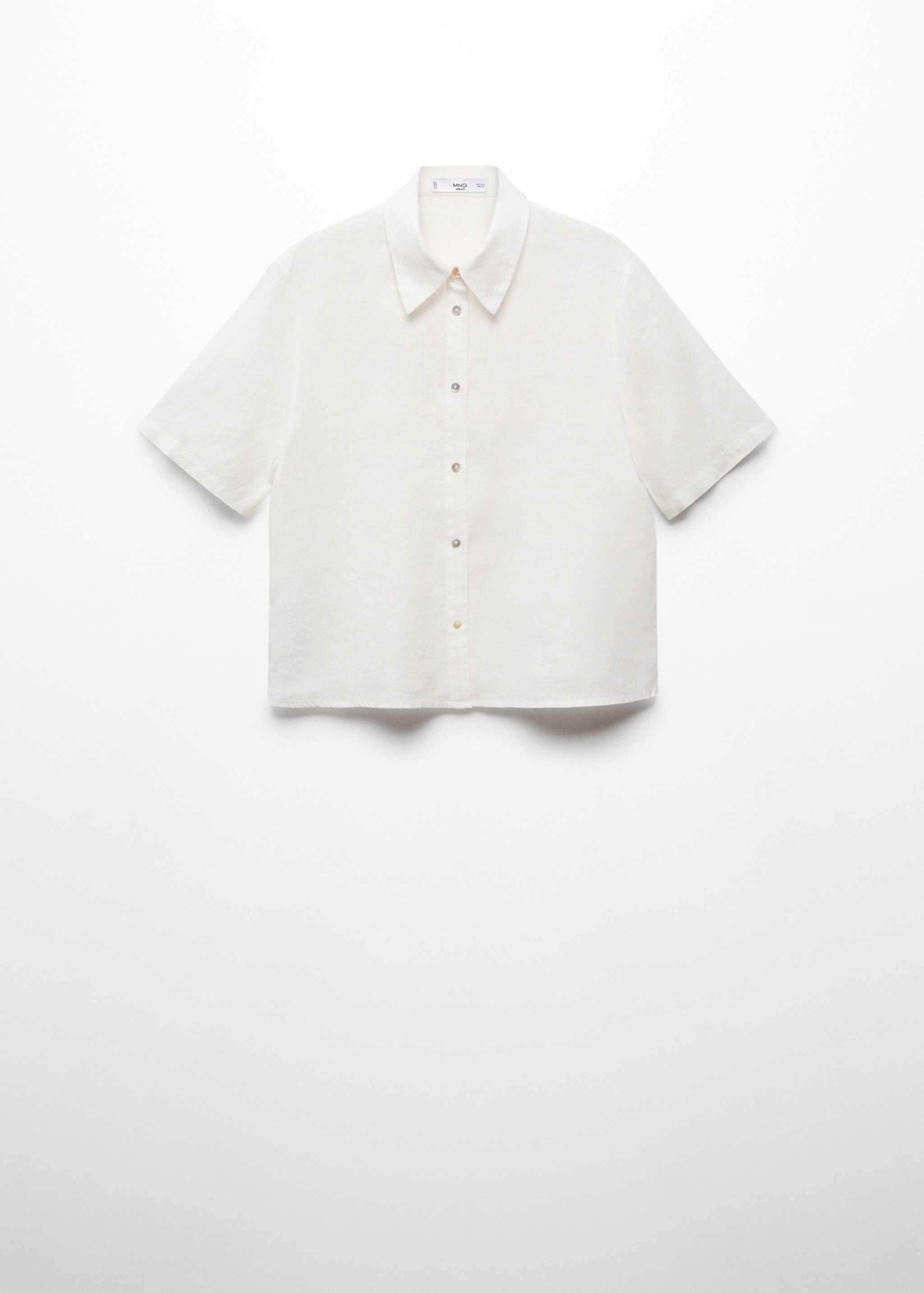 Linen pyjama shirt - Article without model