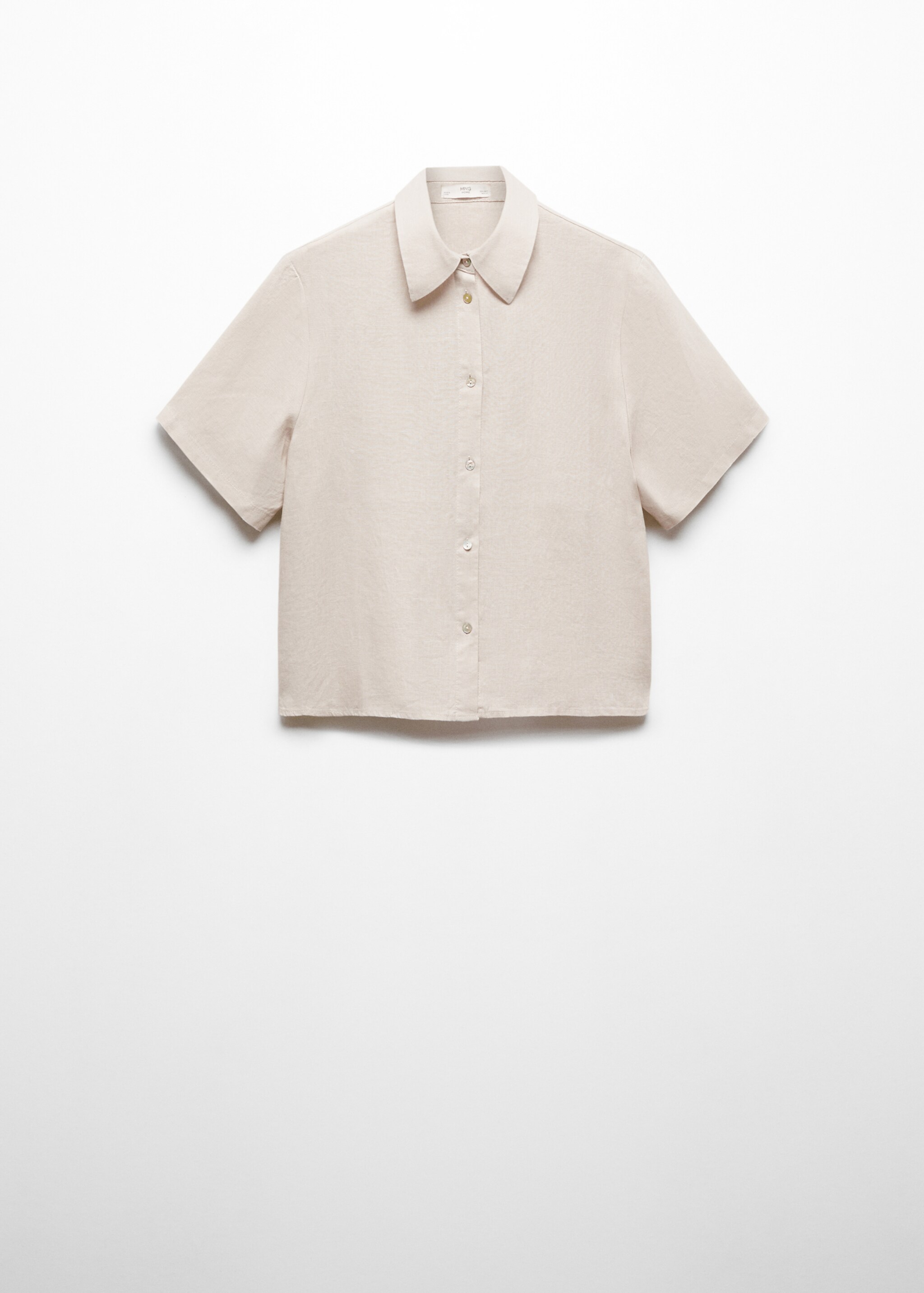 Linen pyjama shirt - Article without model
