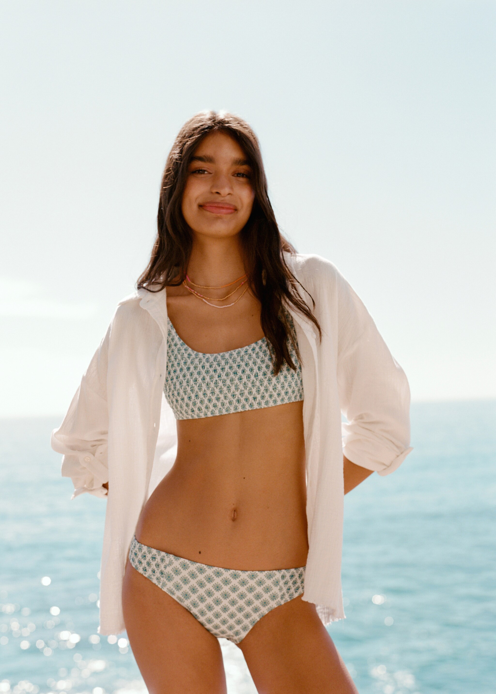 Ruched printed bikini - Details of the article 5