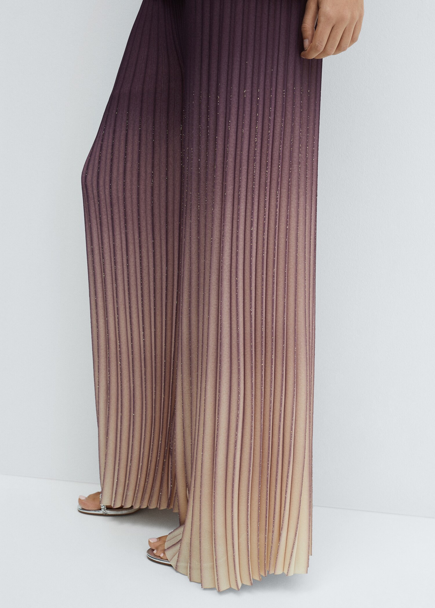 Pleated wide leg pants - Details of the article 6