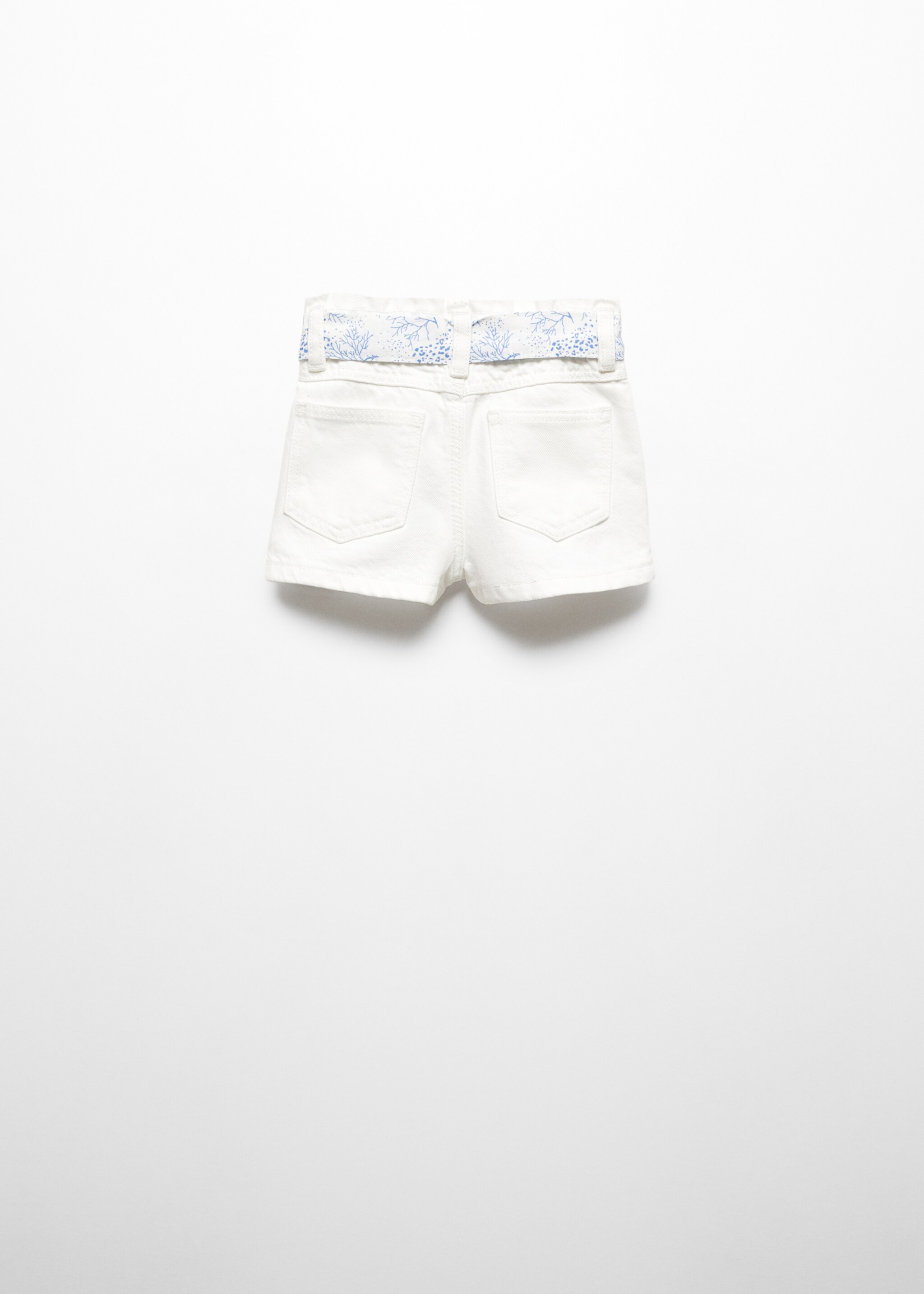 Paperbag-Jeansshorts - Rückseite des Artikels
