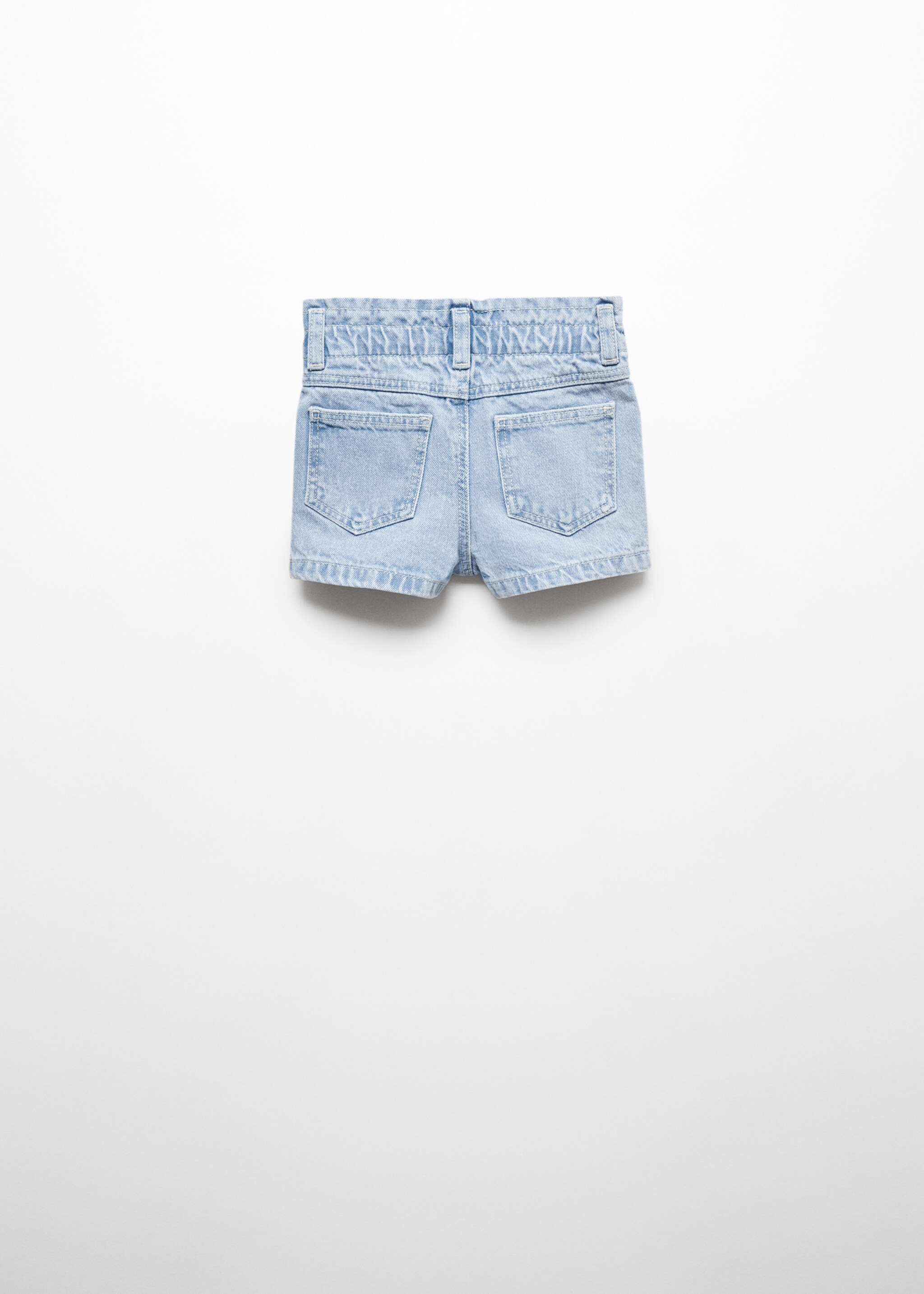 Short denim paperbag - Reverso del artículo