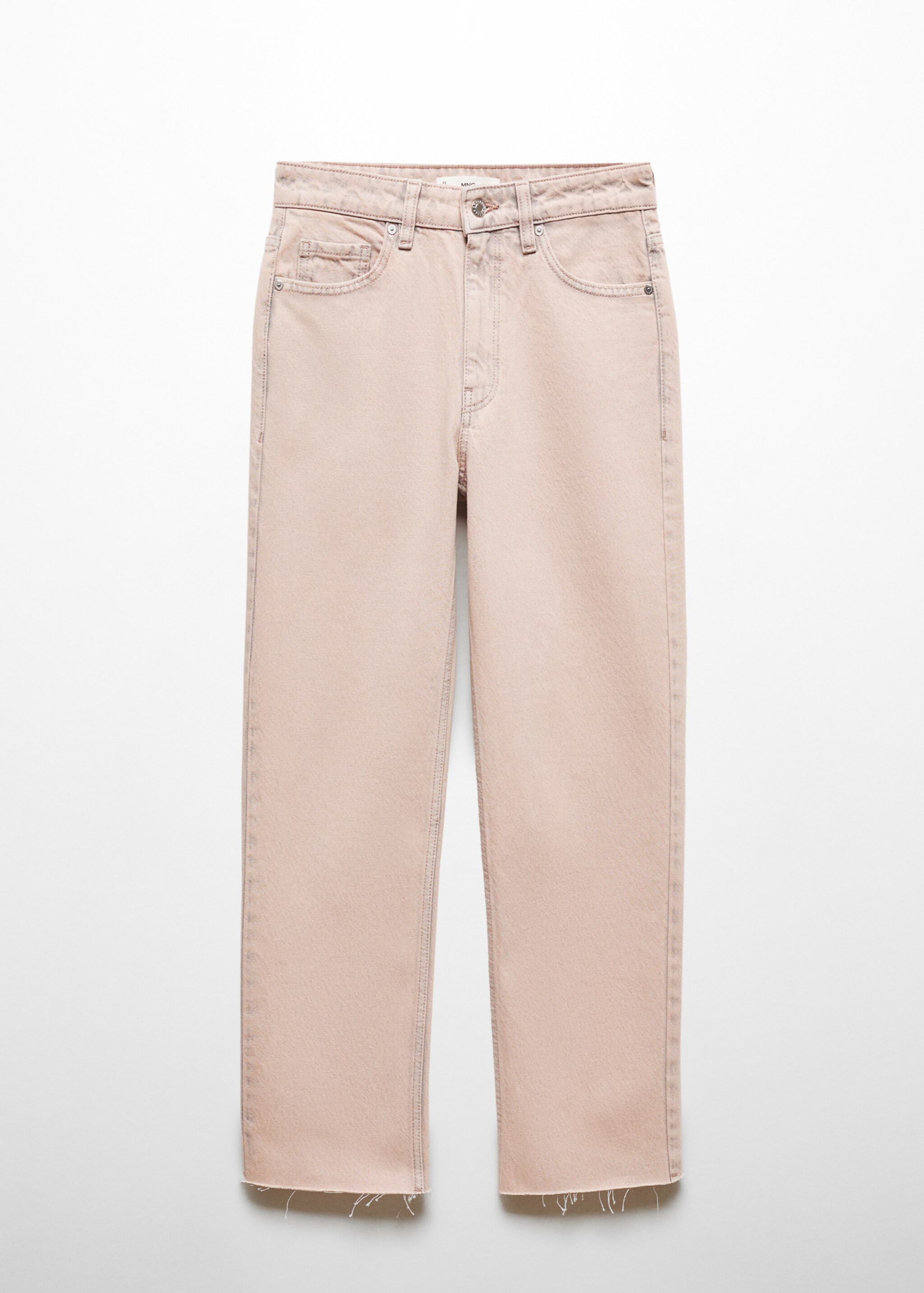 Straight-fit cropped jeans - Article without model
