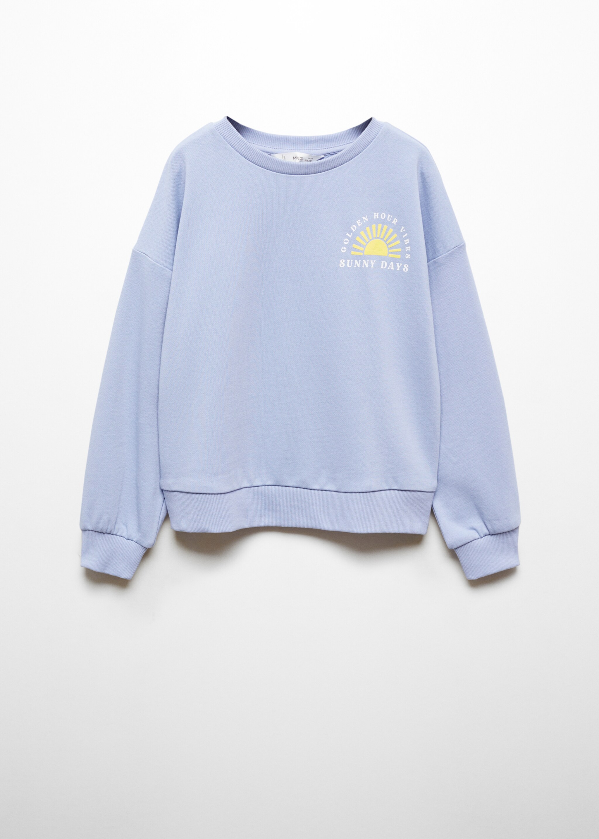Sweatshirt met bedrukte boodschap - Artikel zonder model